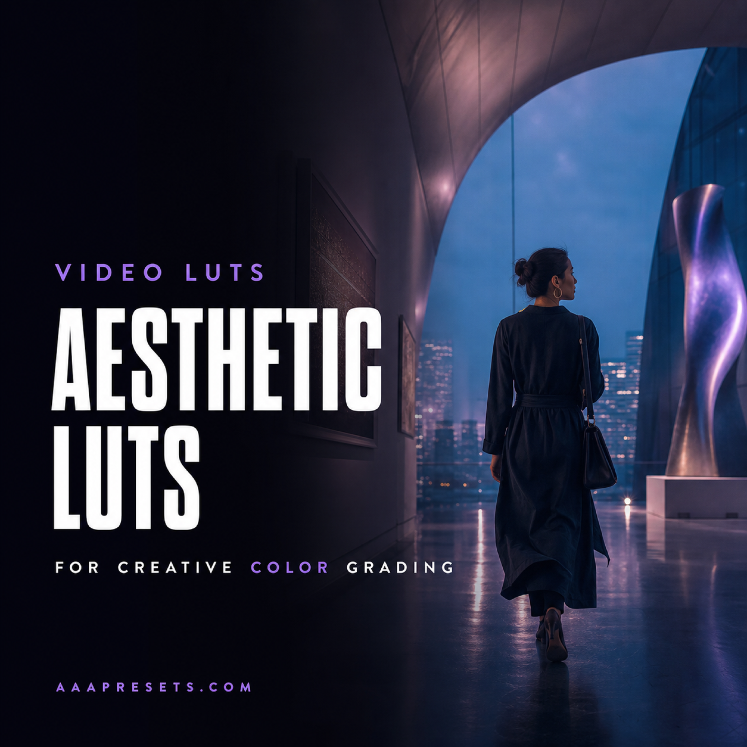 Aesthetic LUTs for Creative Video Color Grading