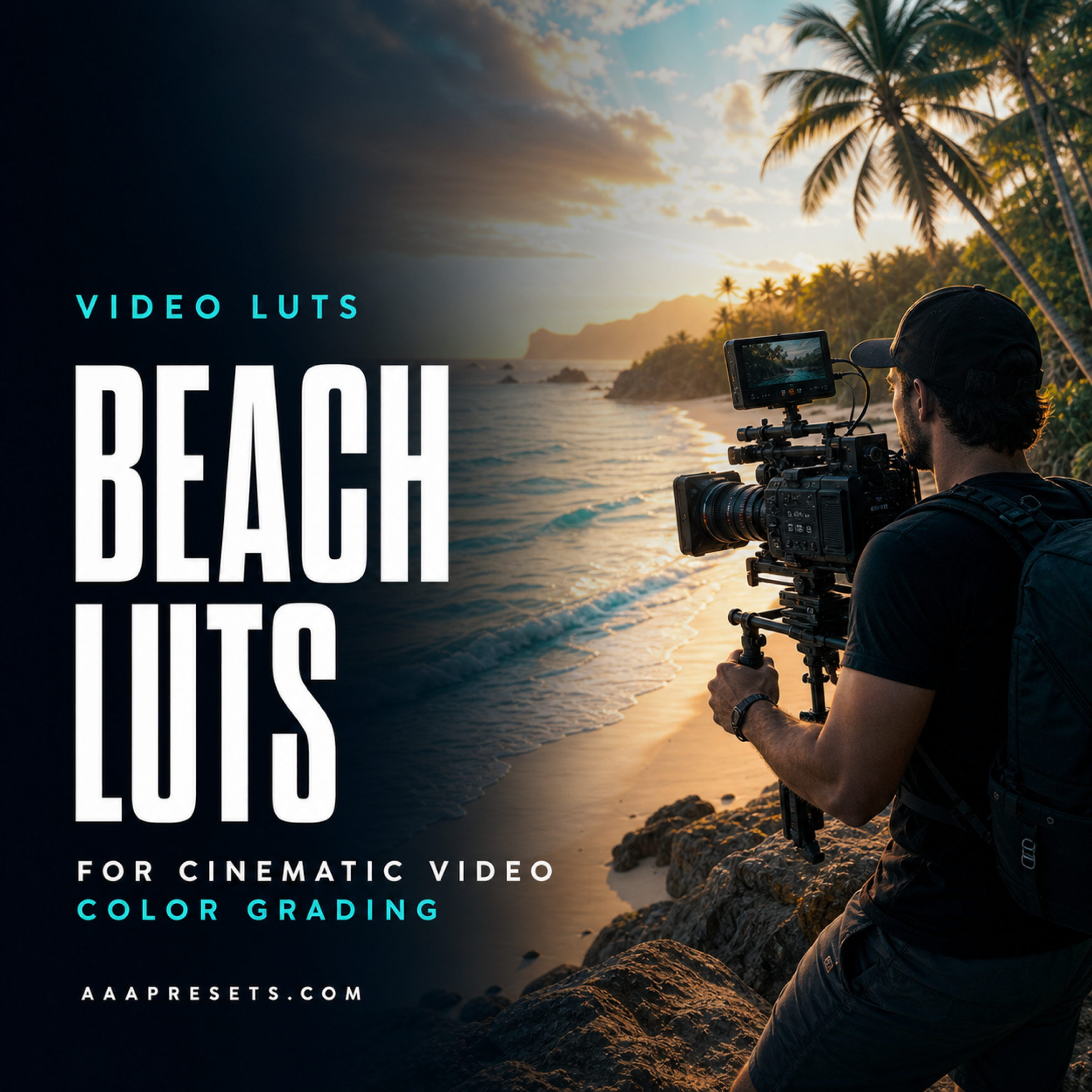 Beach LUTs for Cinematic Video Color Grading