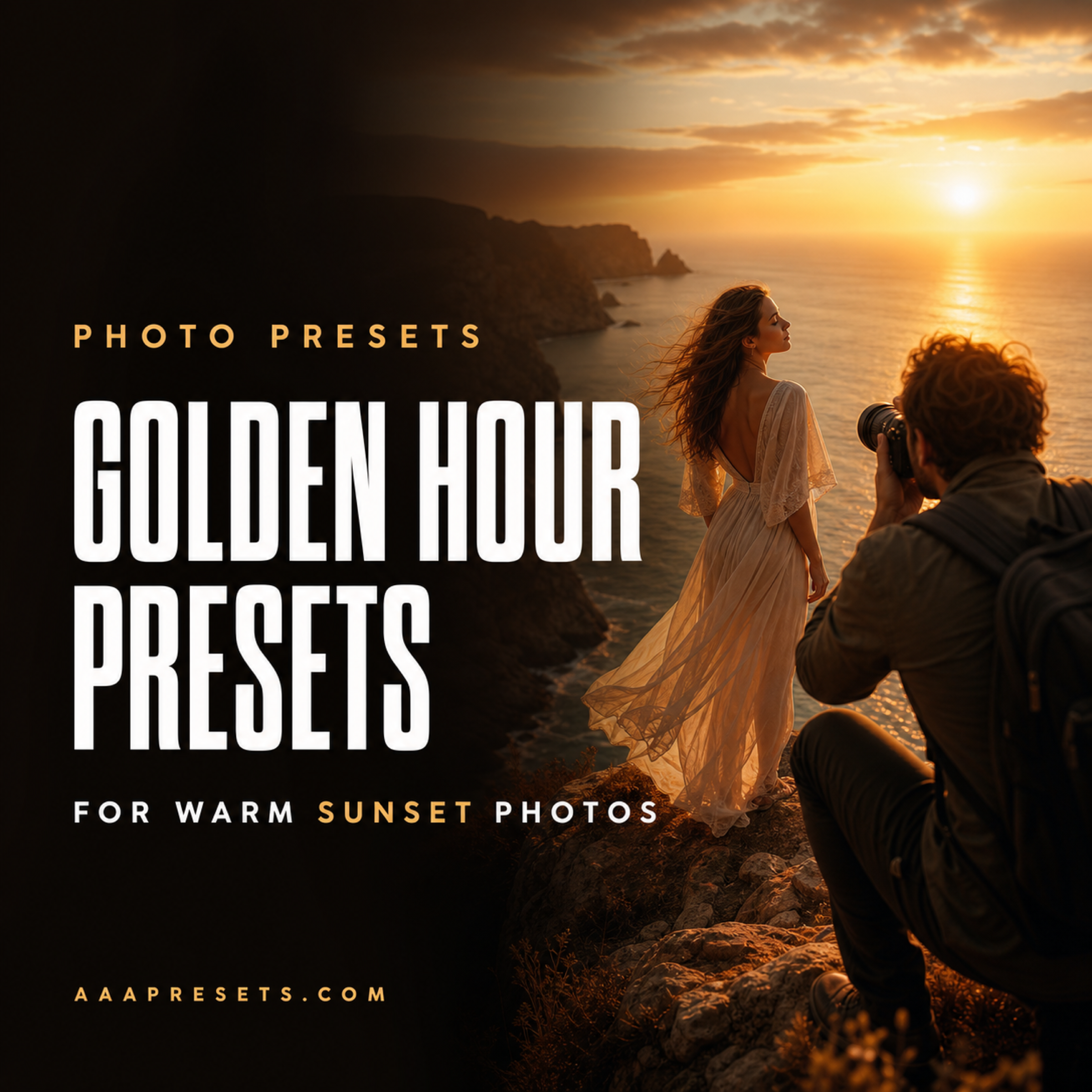 Golden Hour Lightroom Presets for Warm Sunset Photos