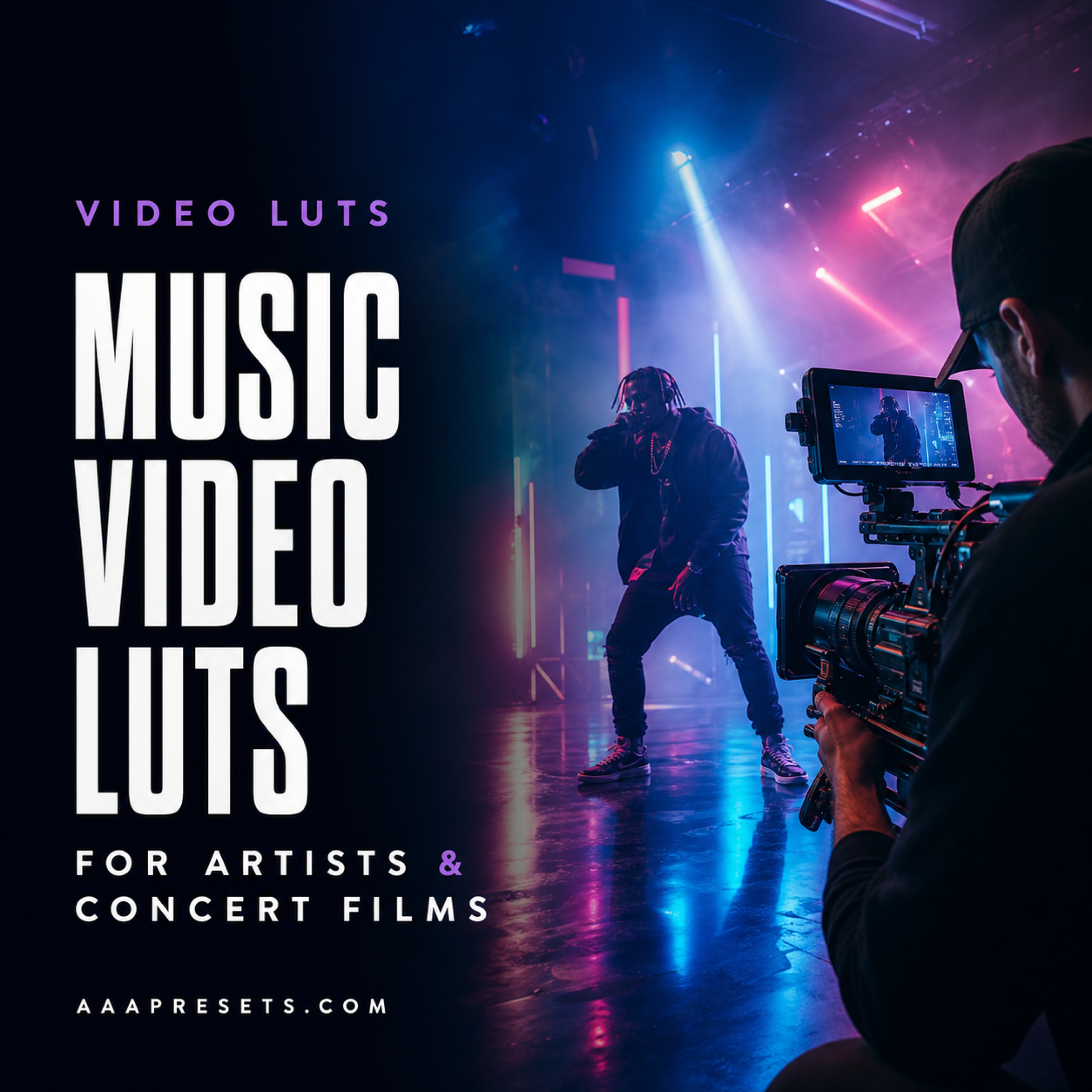 Cinematic music video LUT bundles for Premiere Pro, Final Cut Pro and DaVinci Resolve