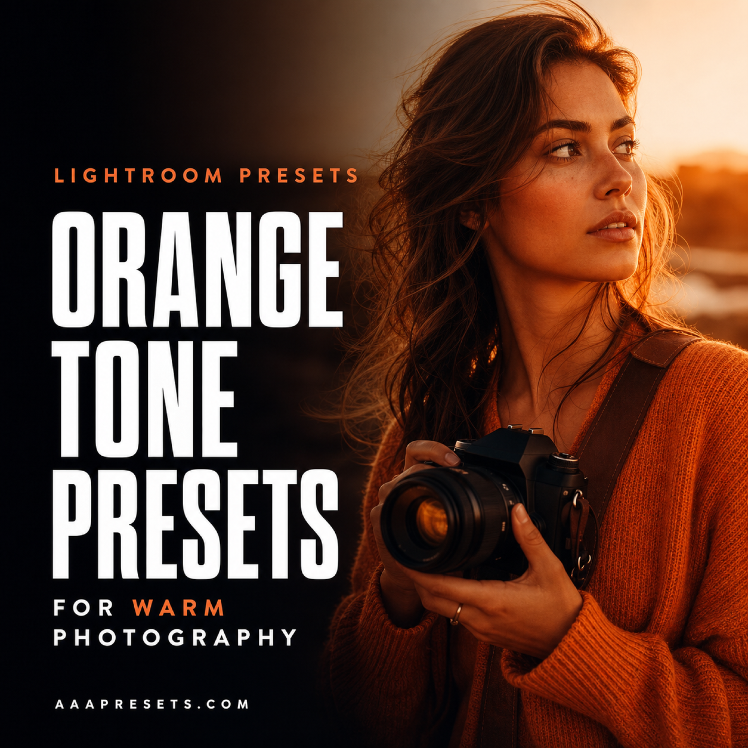 Orange Tone Lightroom Presets for Warm Photography