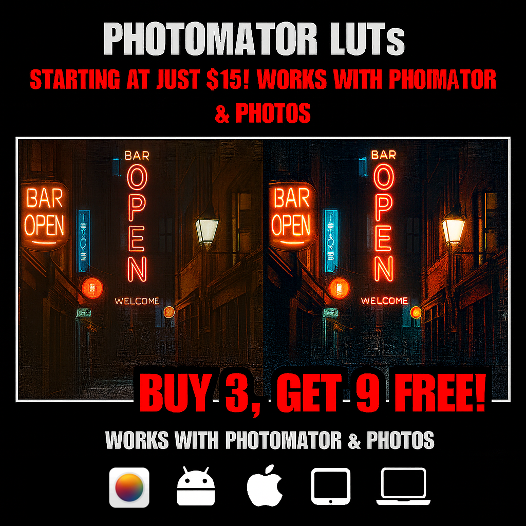 Photomator LUTs - AAA Presets