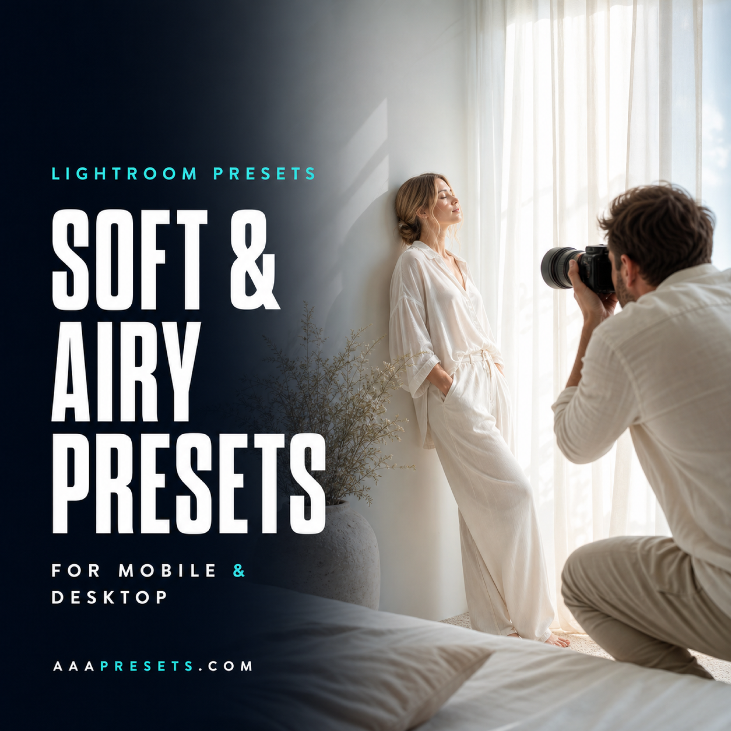 Soft & Airy Lightroom Presets for Mobile & Desktop