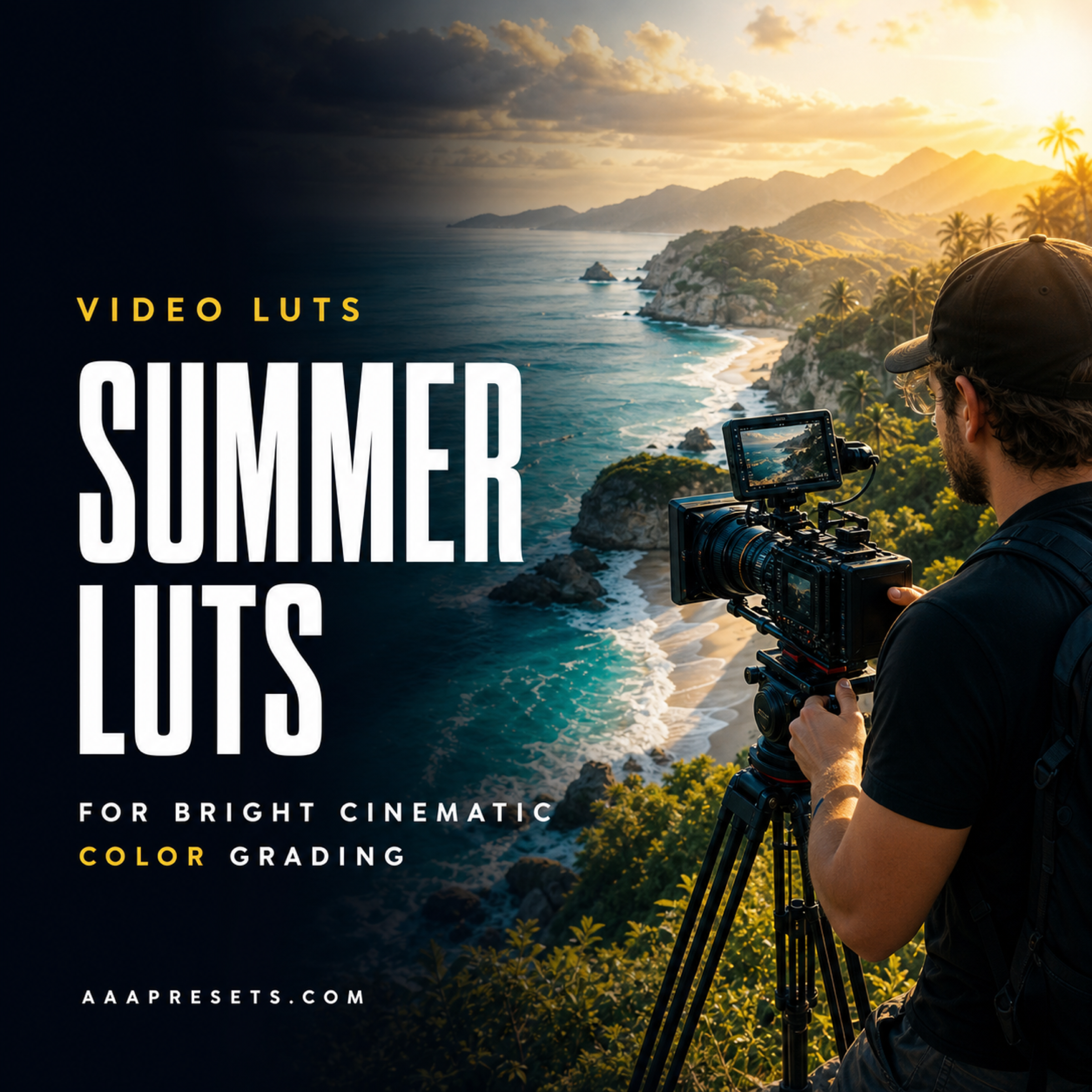 Summer LUTs for Bright Cinematic Video Color Grading