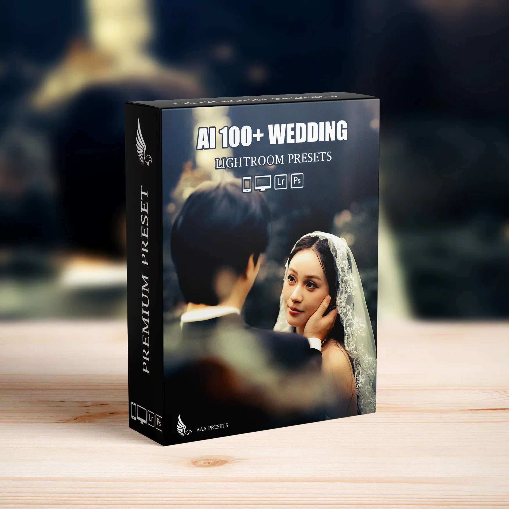 100+ AI-Optimized Cinematic Wedding Lightroom Presets Bundle