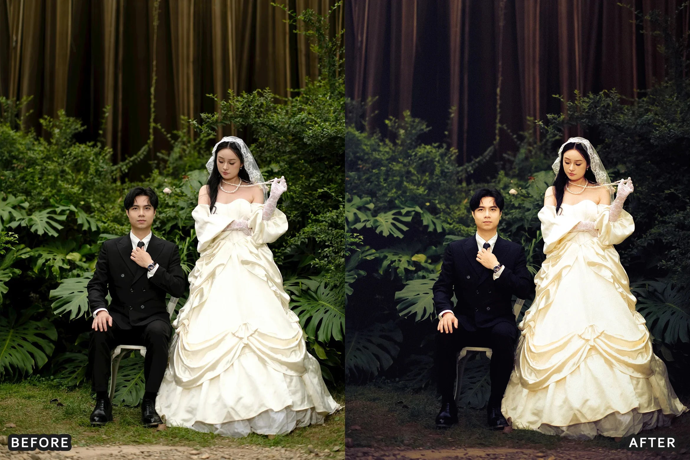 100+ AI-Optimized Cinematic Wedding Lightroom Presets Bundle