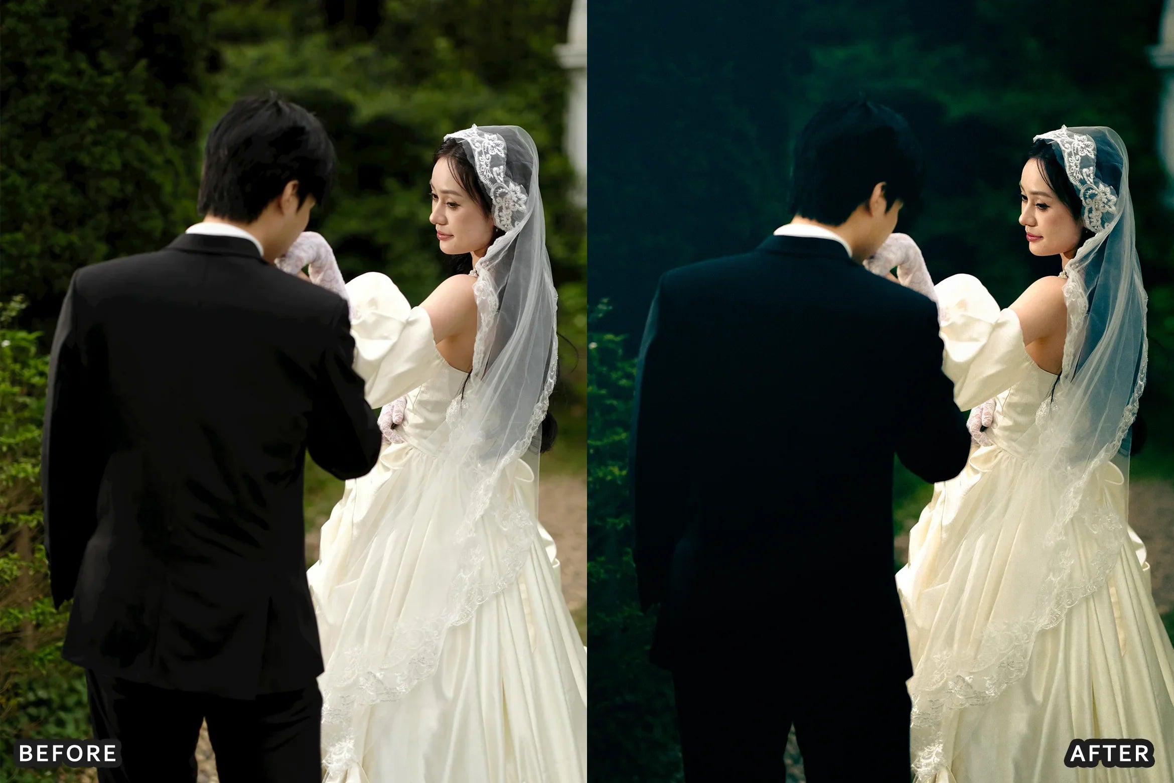 100+ AI-Optimized Cinematic Wedding Lightroom Presets Bundle