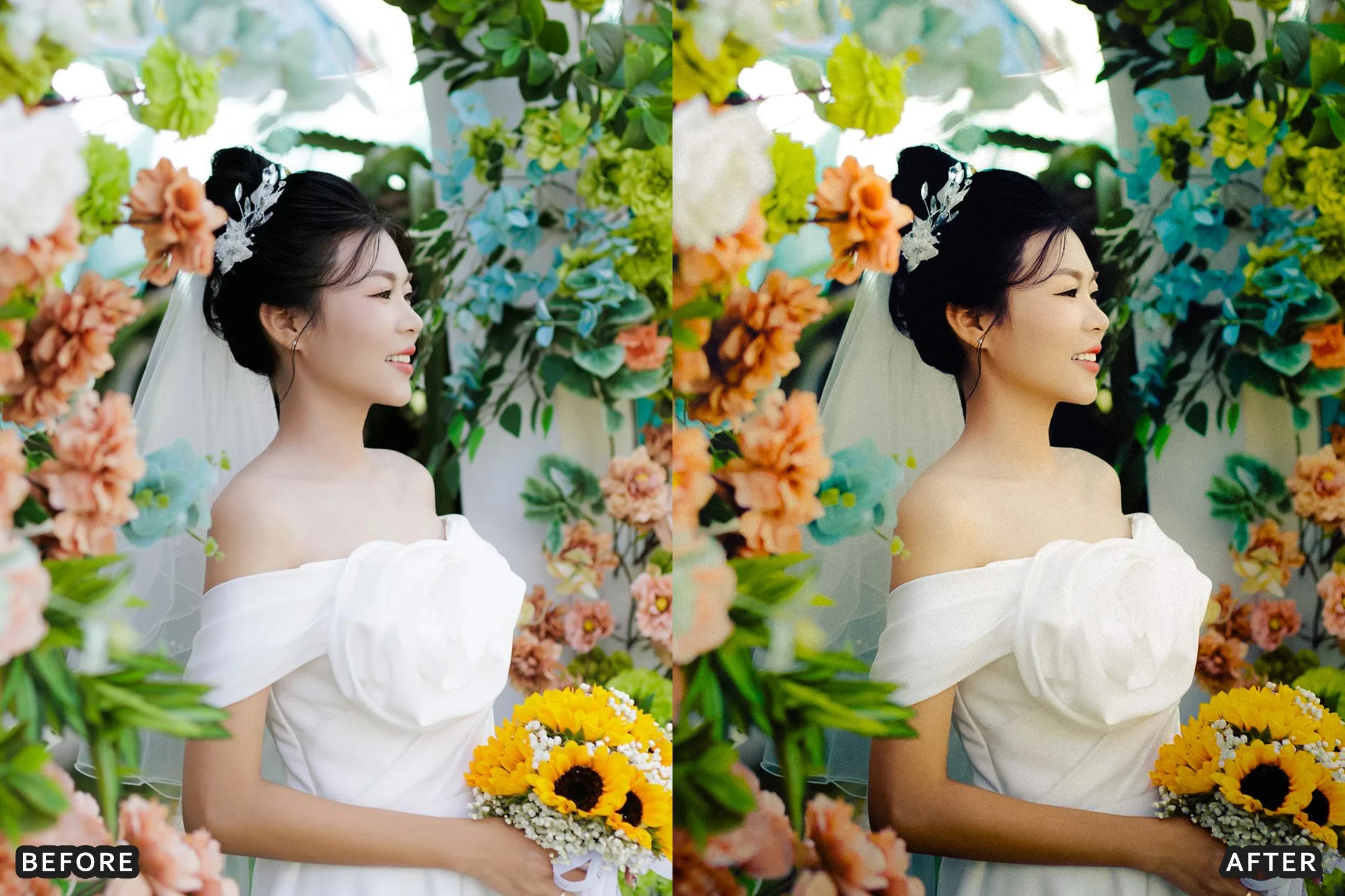 100+ AI-Optimized Cinematic Wedding Lightroom Presets Bundle