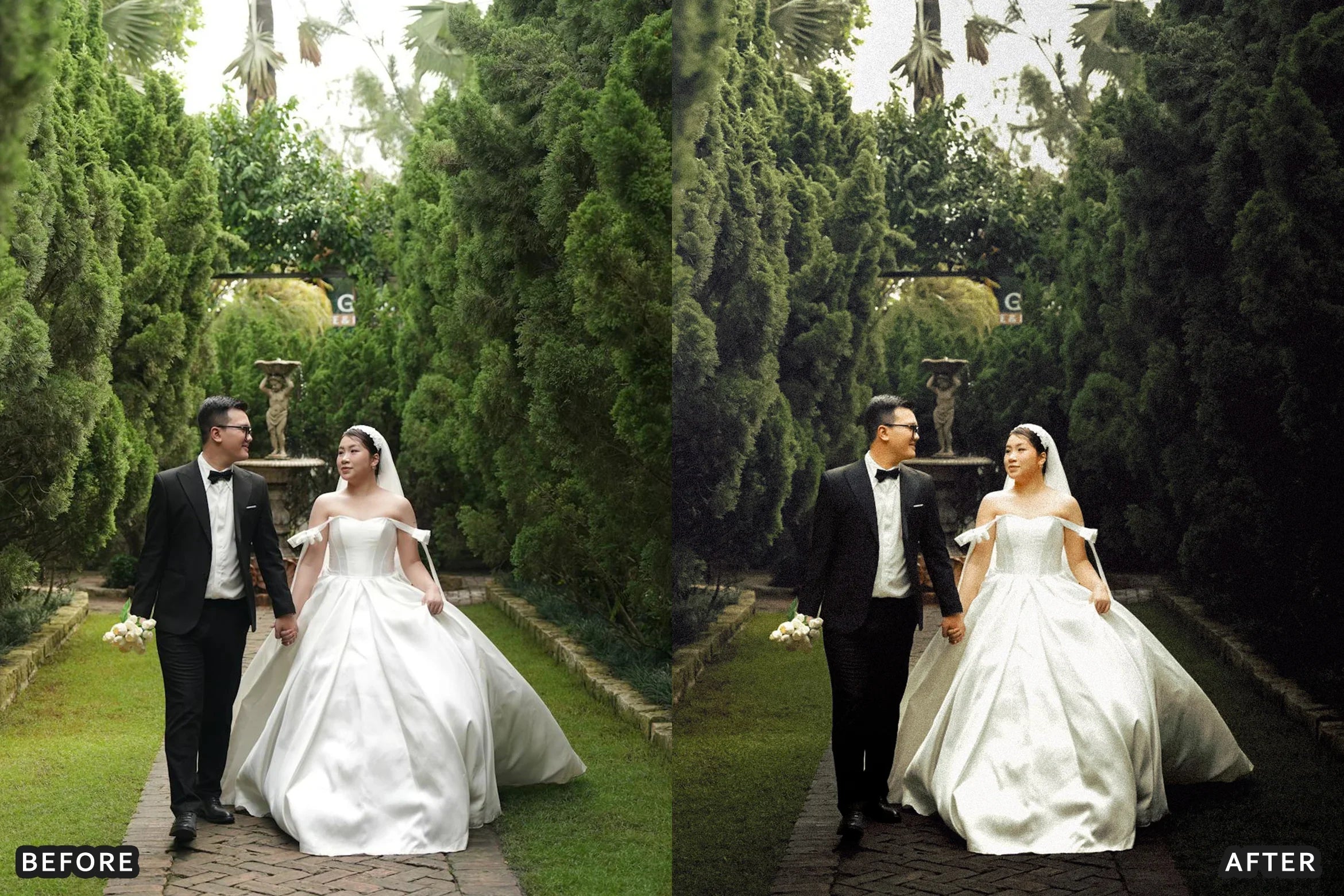 100+ AI-Optimized Cinematic Wedding Lightroom Presets Bundle