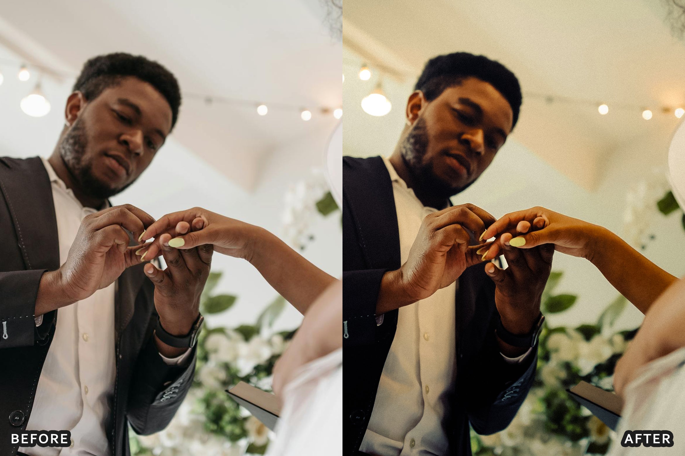 AI-Optimized 100+ Cinematic Wedding Lightroom Presets Bundle