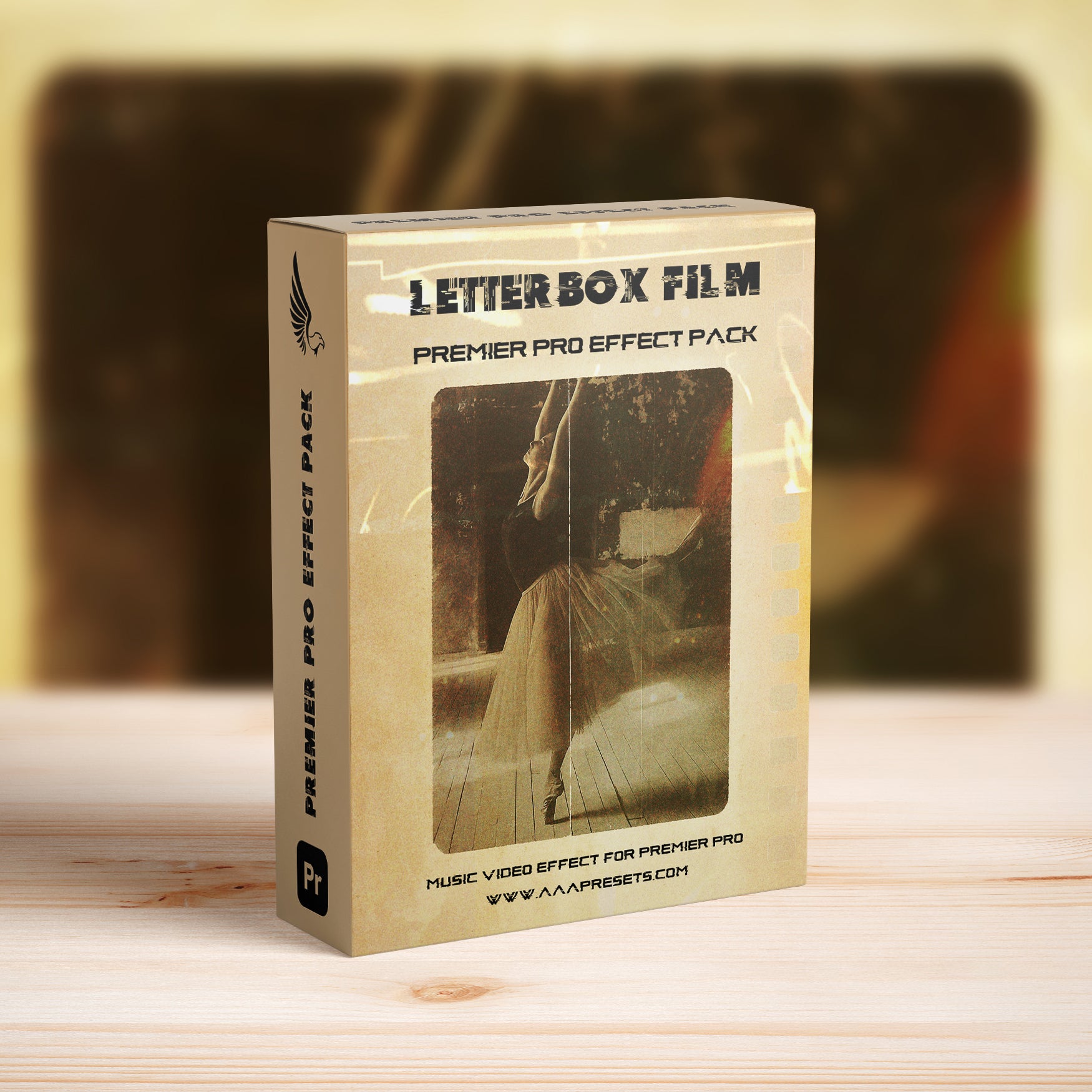 Vintage Letterbox Film Frame Effect for Premiere Pro - Premiere Pro Transitions - by AAA Presets