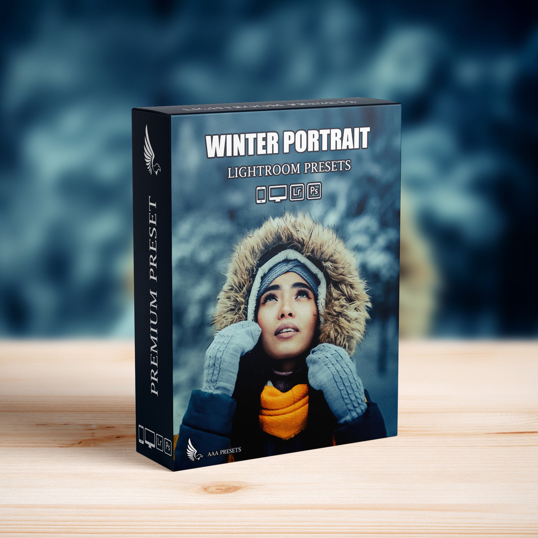 AI-Optimized Winter Snow Portrait Lightroom Presets