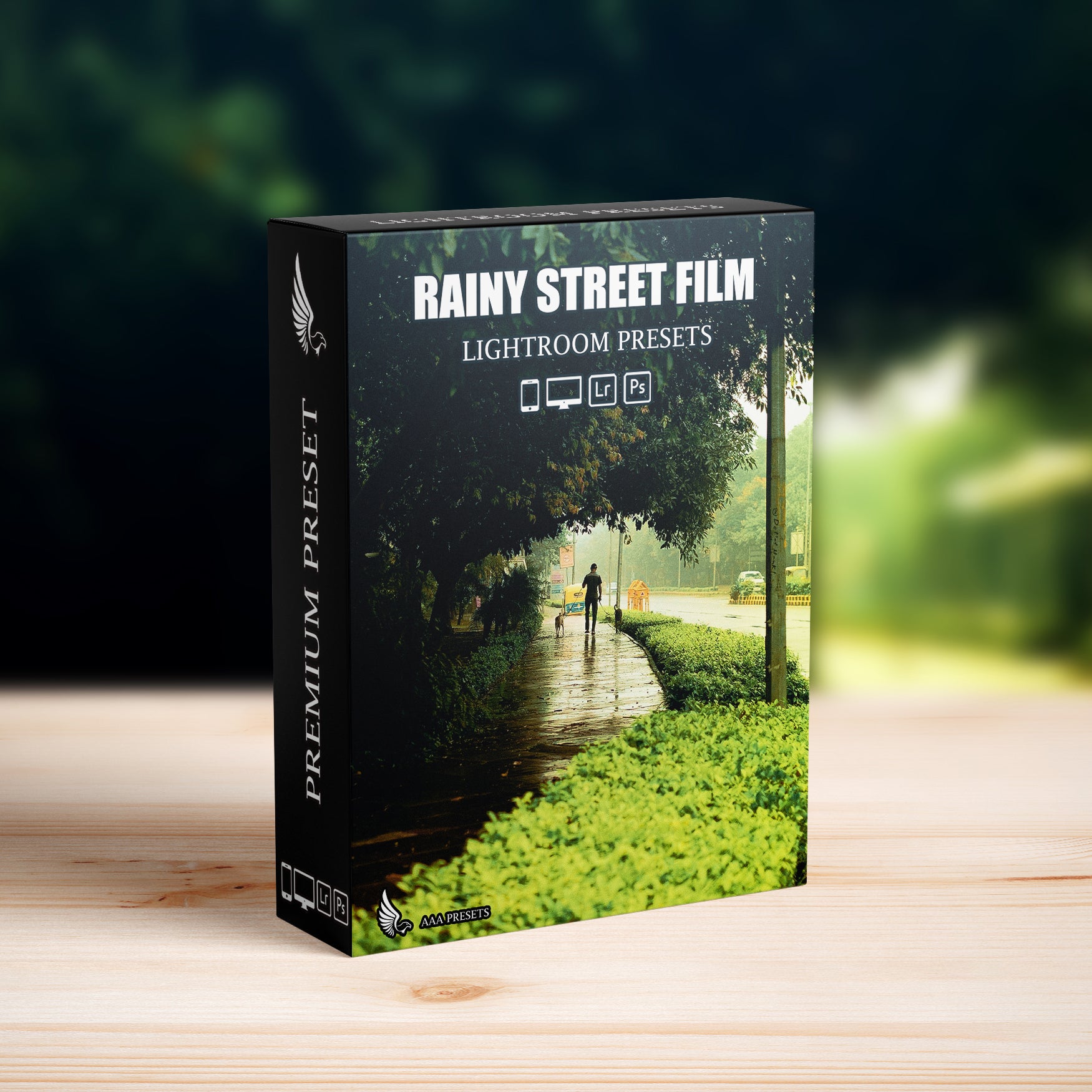 AI-Optimized Rainy Street Film Lightroom Presets