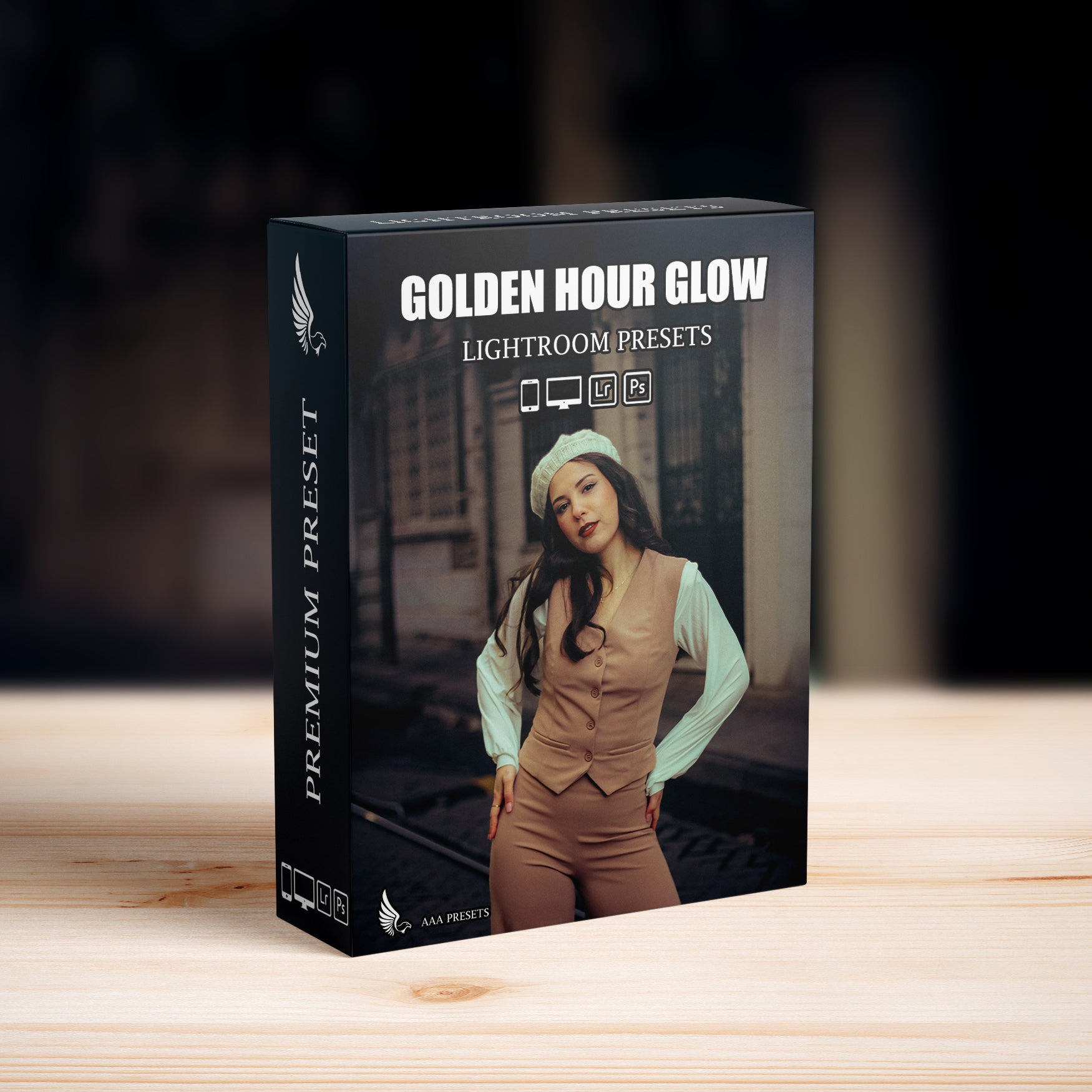 AI-Optimized Golden Hour Film Glow Lightroom Presets - Lightroom Presets - by AAA Presets