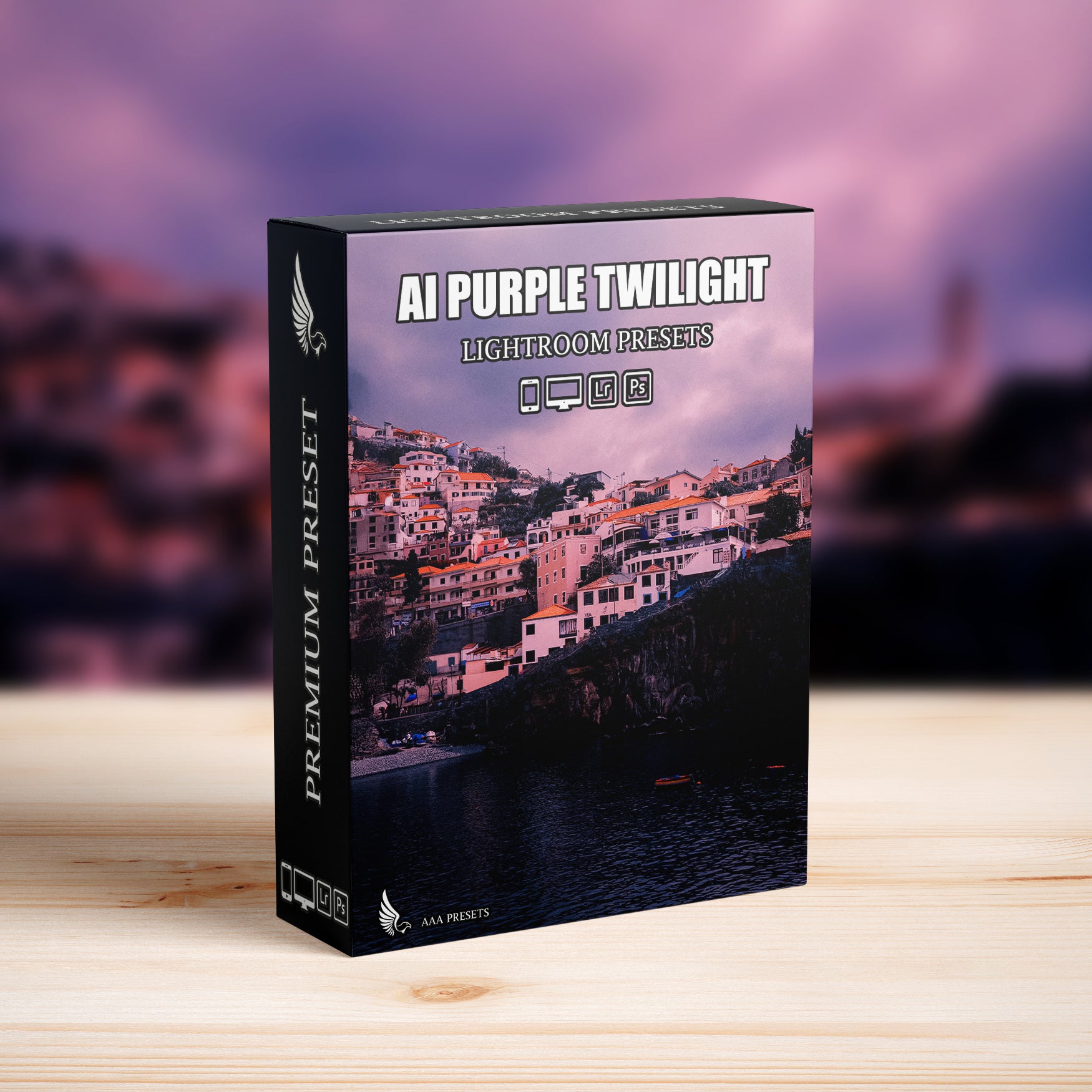 AI-Optimized Hollywood Cinematic Purple Twilight Look Lightroom Presets - Lightroom Presets - by AAA Presets