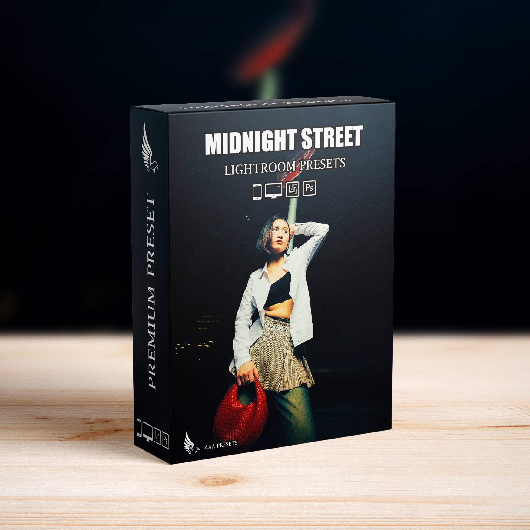AI-Optimized Midnight Flash Street Lightroom Presets