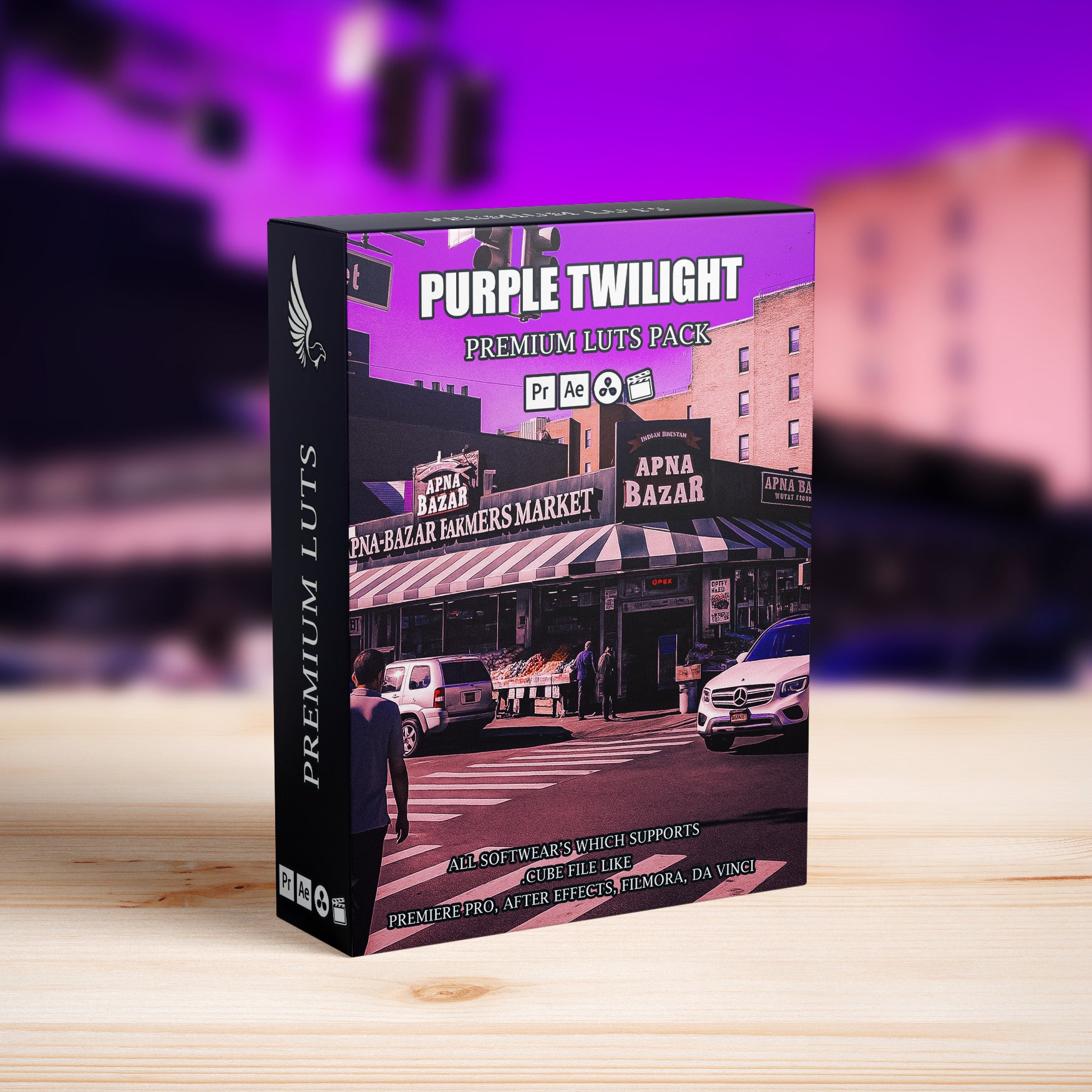 Hollywood Cinematic Purple Twilight Look LUTs - Video LUTs - by AAA Presets