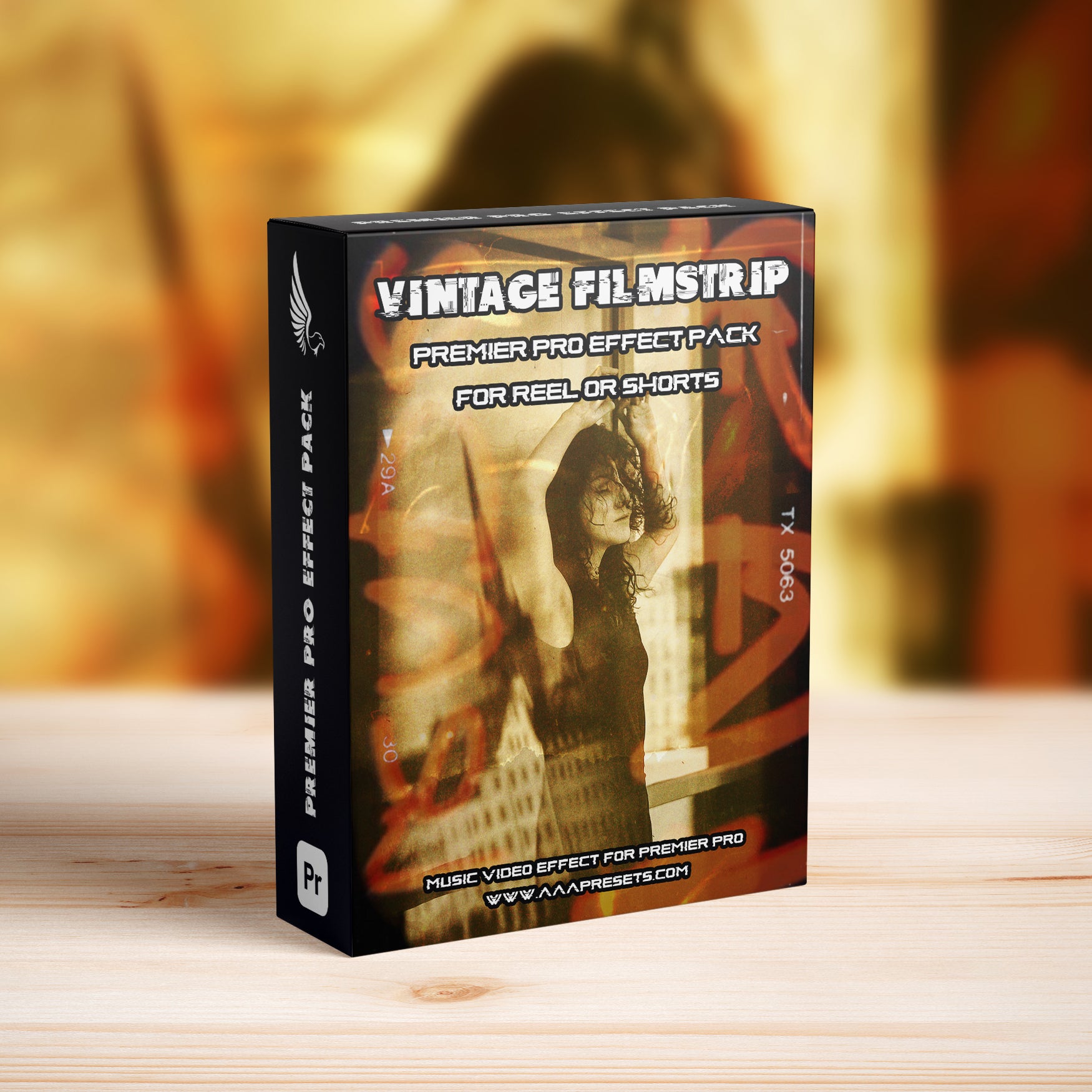 Vintage Old Filmstrip Slideshow Effect in Premiere Pro – For Reels, TikTok & Shorts - Premiere Pro Transitions for vertical - by AAA Presets