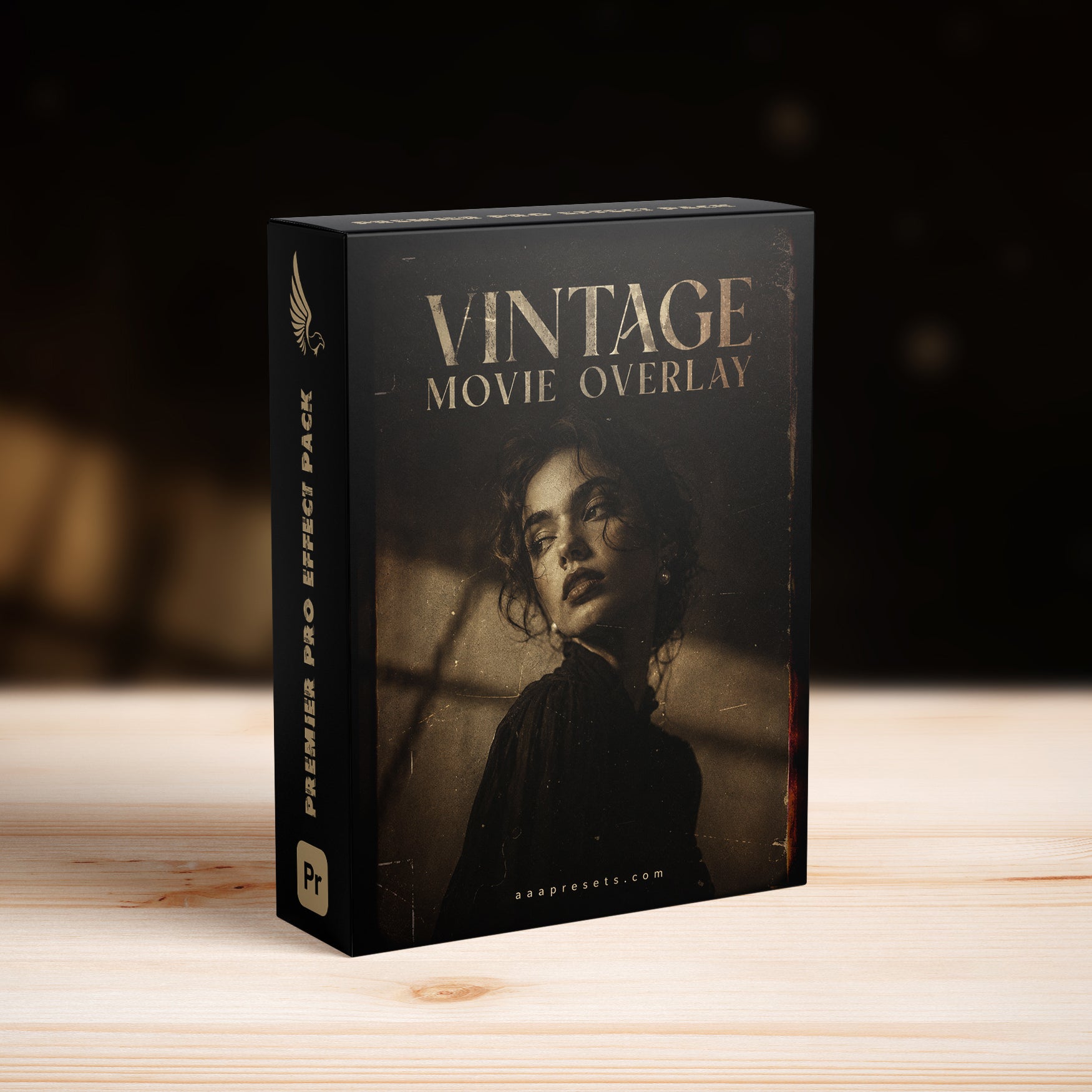 4K Vintage Movie Overlay for Premiere Pro – Old Film Look