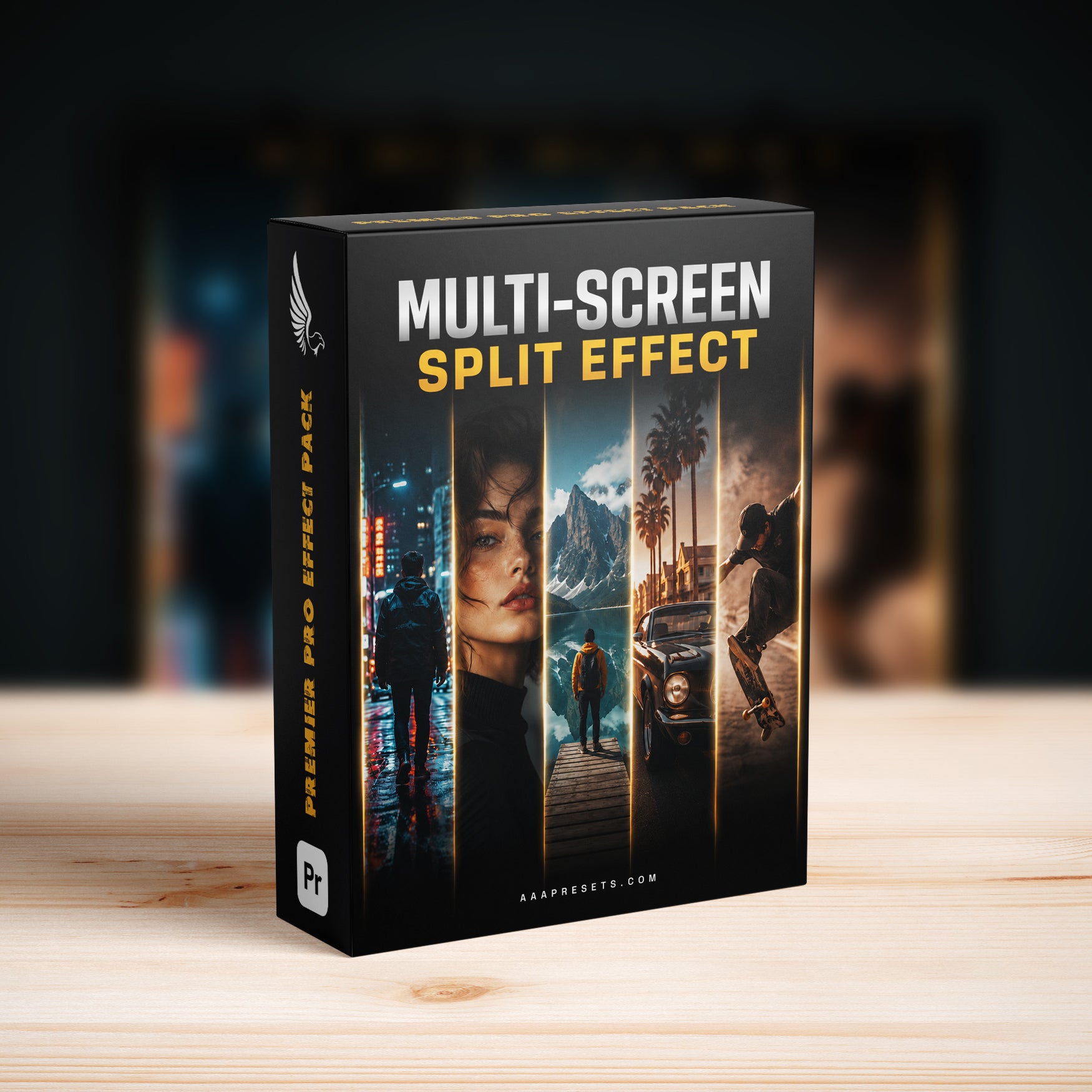 4K Multi-Screen Split Screen Effect for Premiere Pro