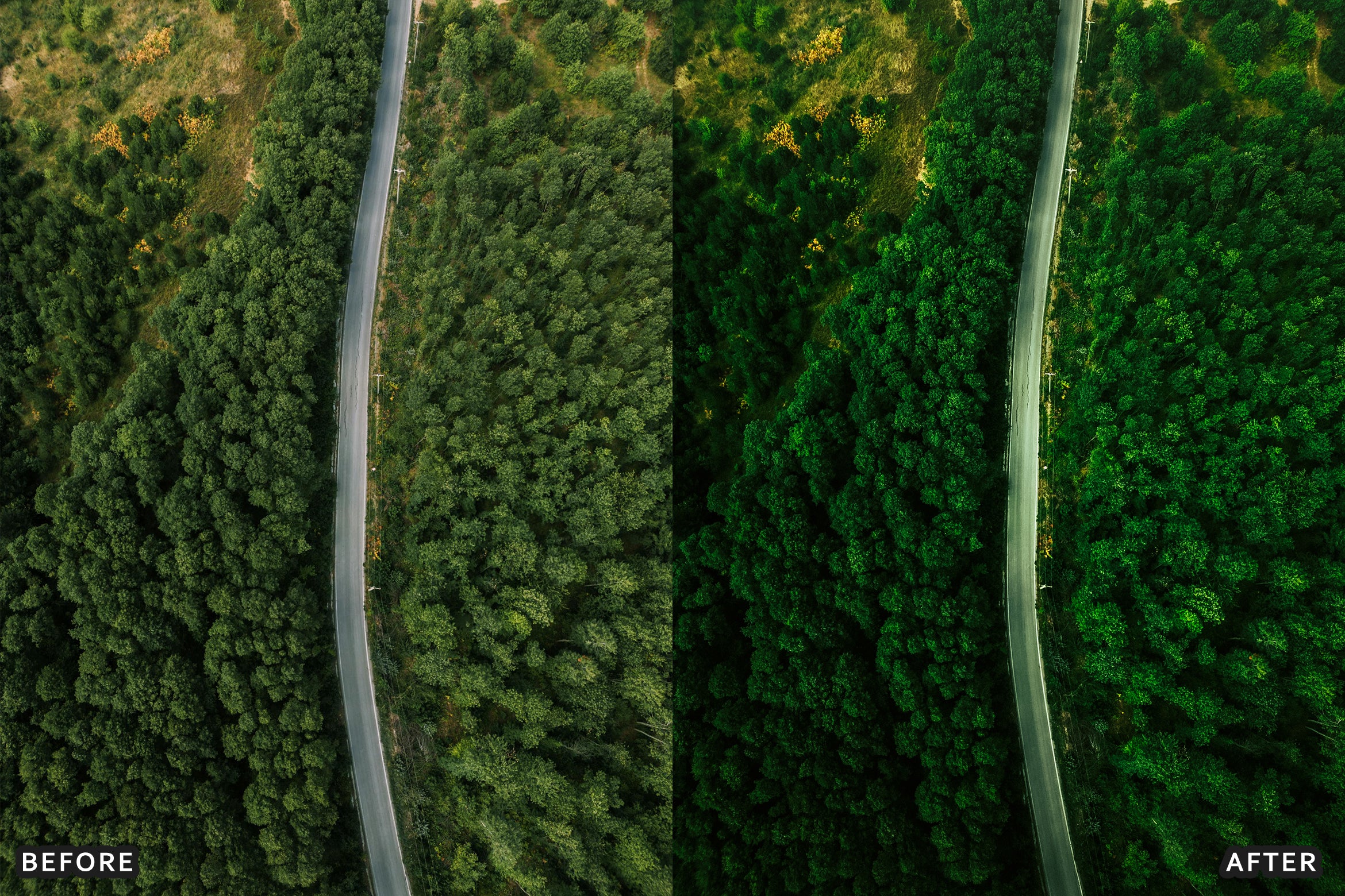 50+ AI-Optimized Cinematic Drone Lightroom Presets Bundle