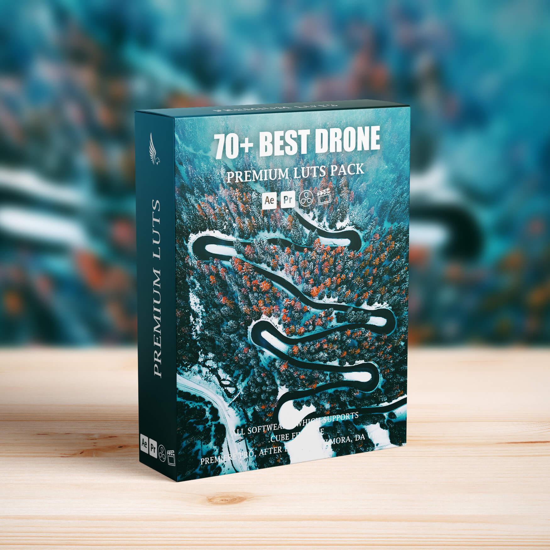 70+ Cinematic Drone Video Luts Pack - Drone Video LUTs Bundle - by AAA Presets