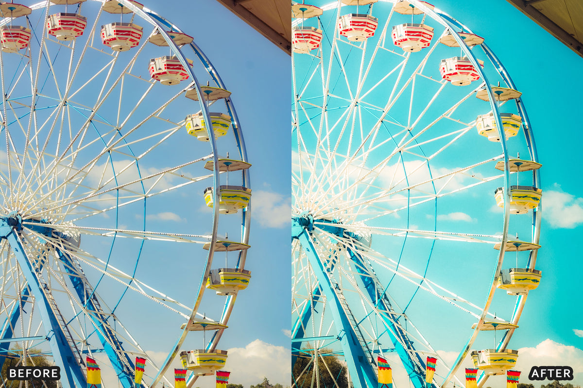 Autumn Carnival Night Lightroom Presets before and after photo example 01