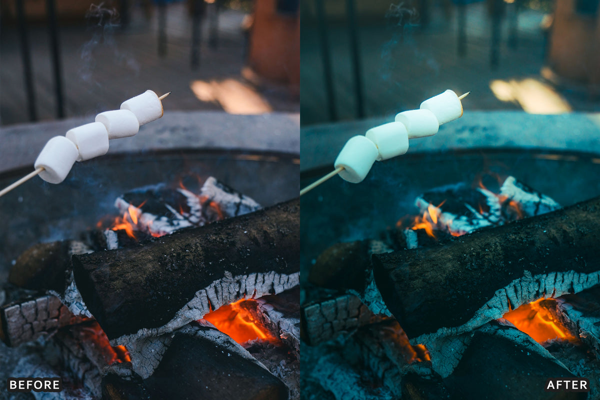 Bonfire Night Glow Lightroom Presets before and after photo example 01