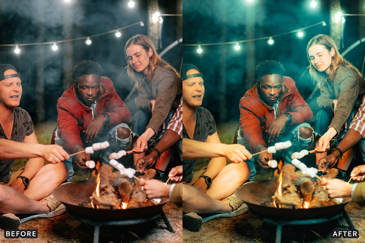 Bonfire Night Glow Lightroom Presets before and after photo example 03