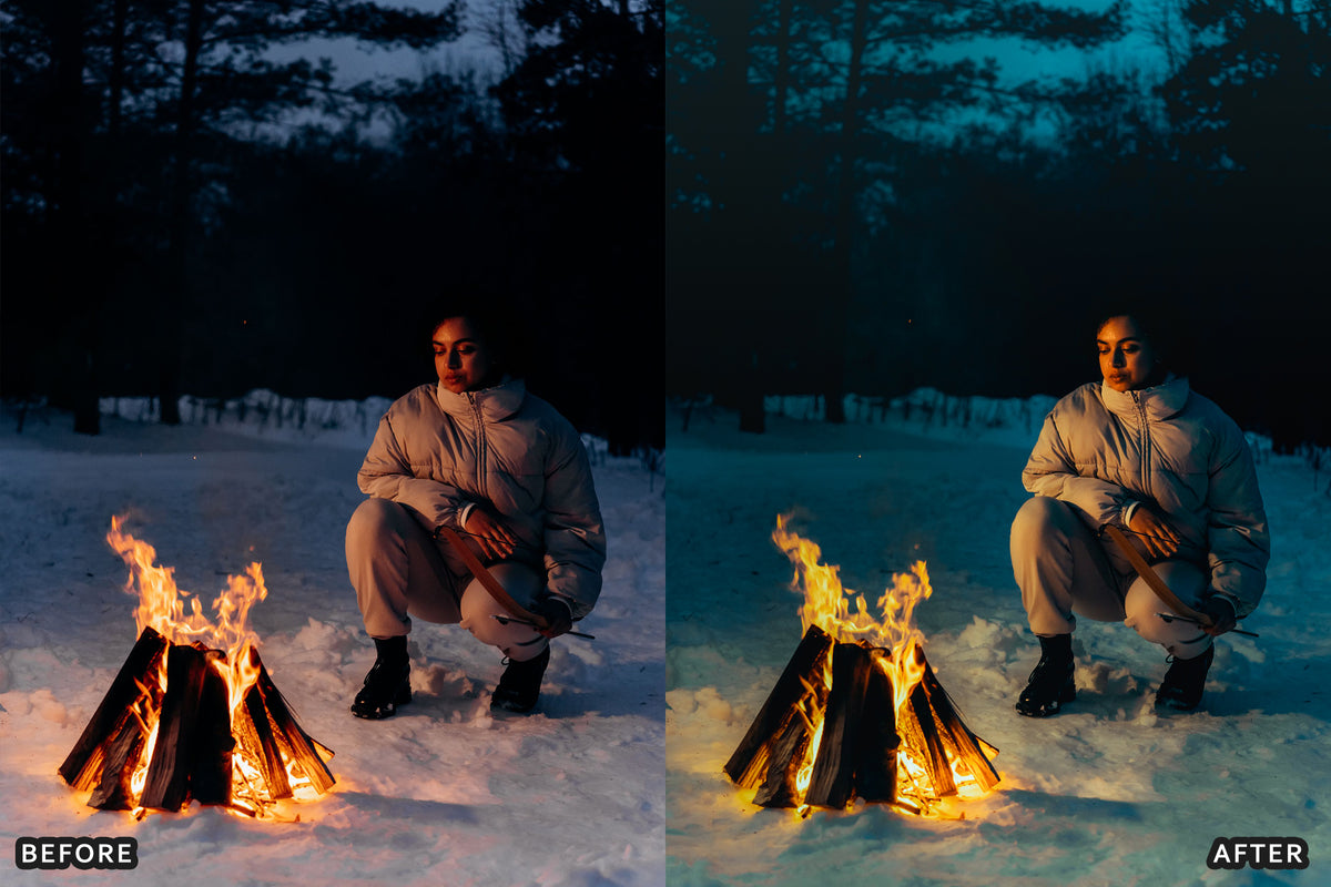 Bonfire Night Glow Lightroom Presets before and after photo example 06