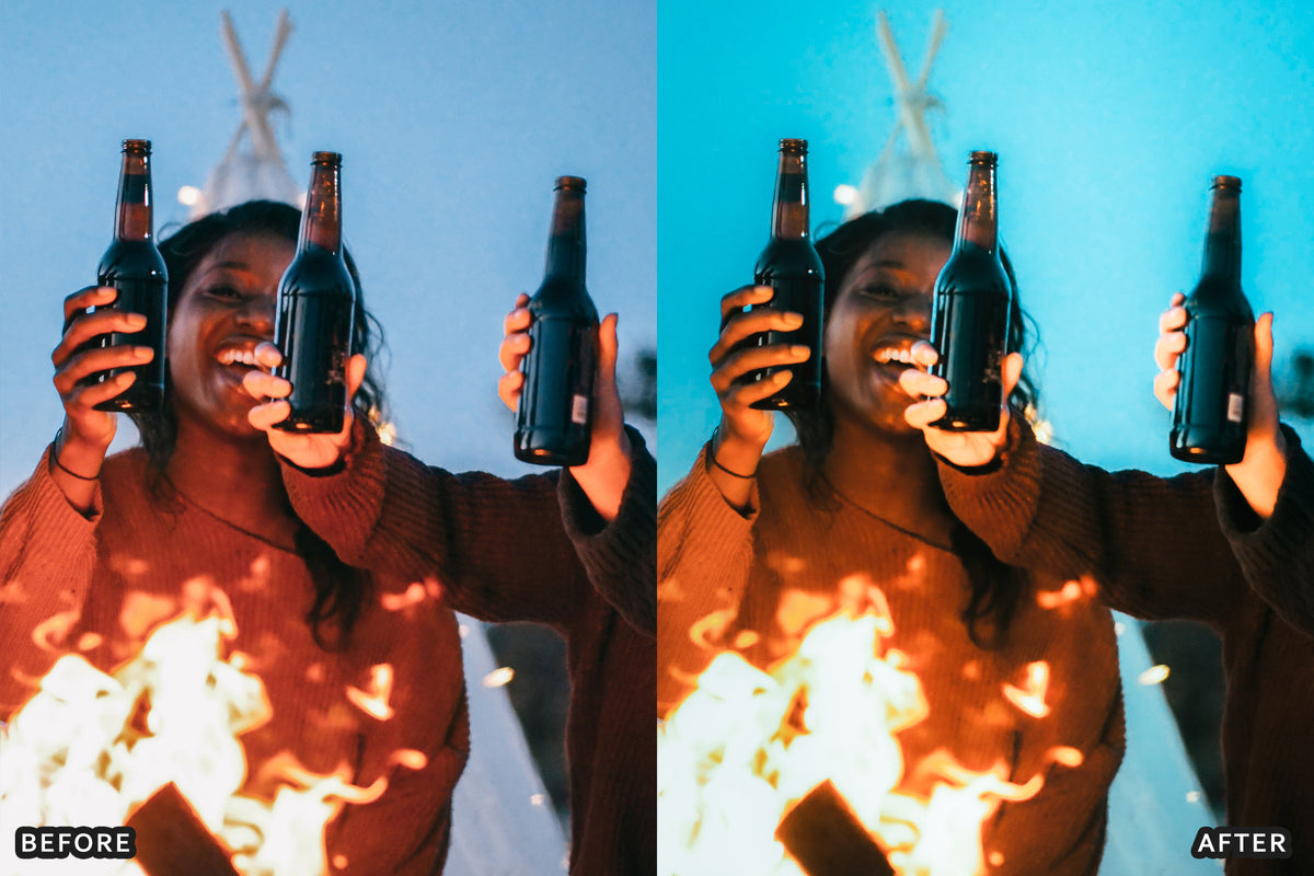 Bonfire Night Glow Lightroom Presets before and after photo example 10