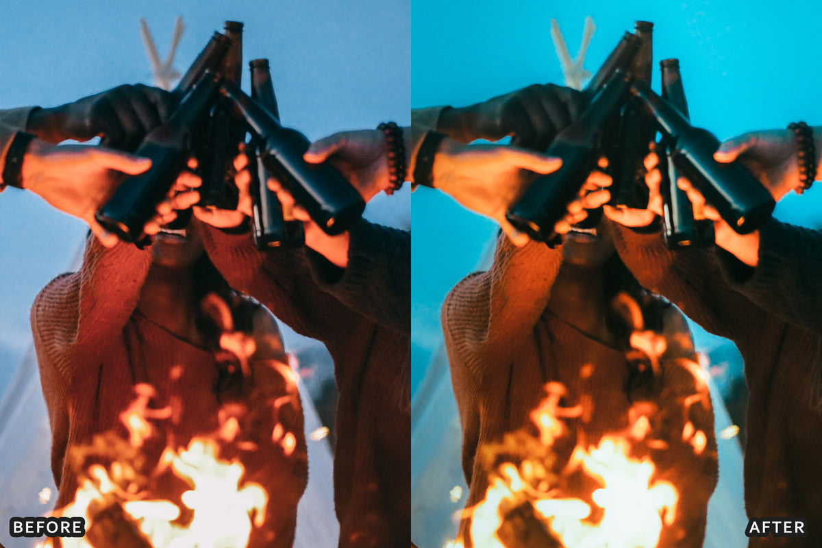 Bonfire Night Glow Lightroom Presets before and after photo example 11