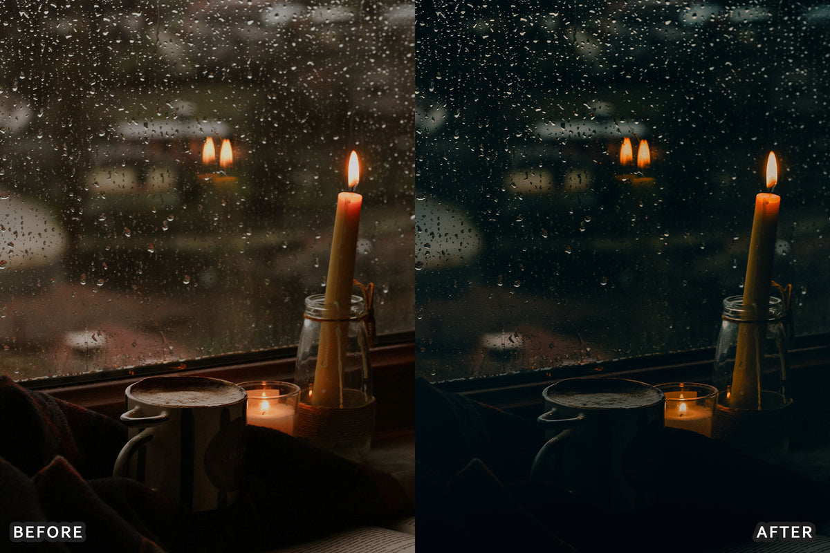 Fall Cinematic Rain Film Lightroom Presets before and after photo example 12