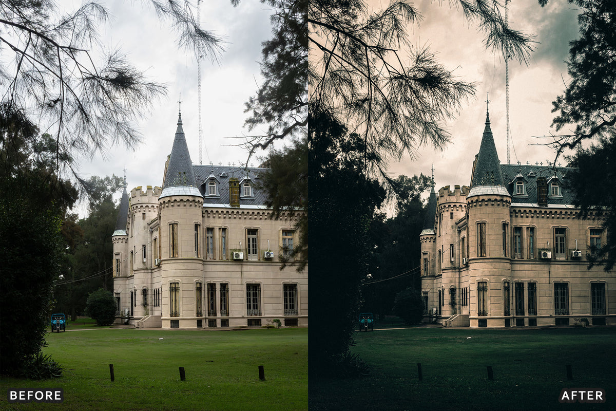 Gothic Manor Lightroom Presets before and after photo example 04