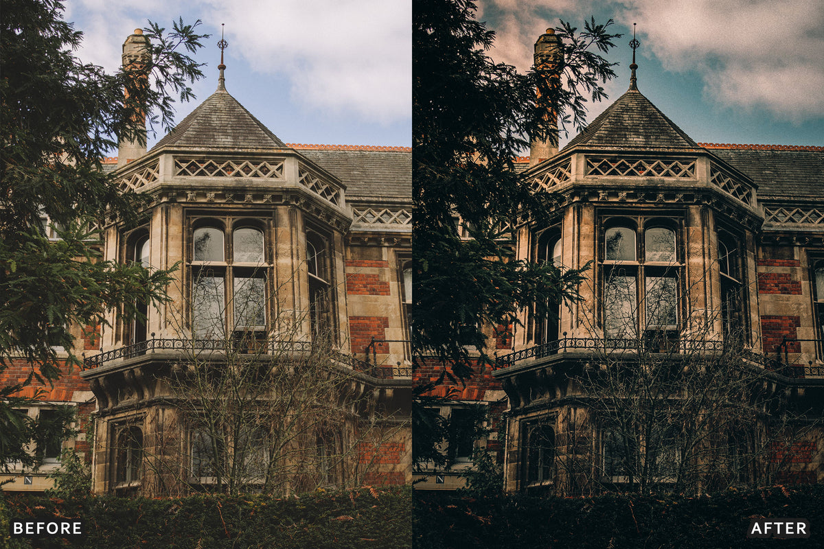 Gothic Manor Lightroom Presets before and after photo example 08