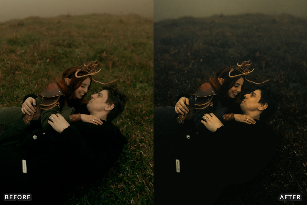 Gothic Romance Lightroom Presets before and after photo example 07
