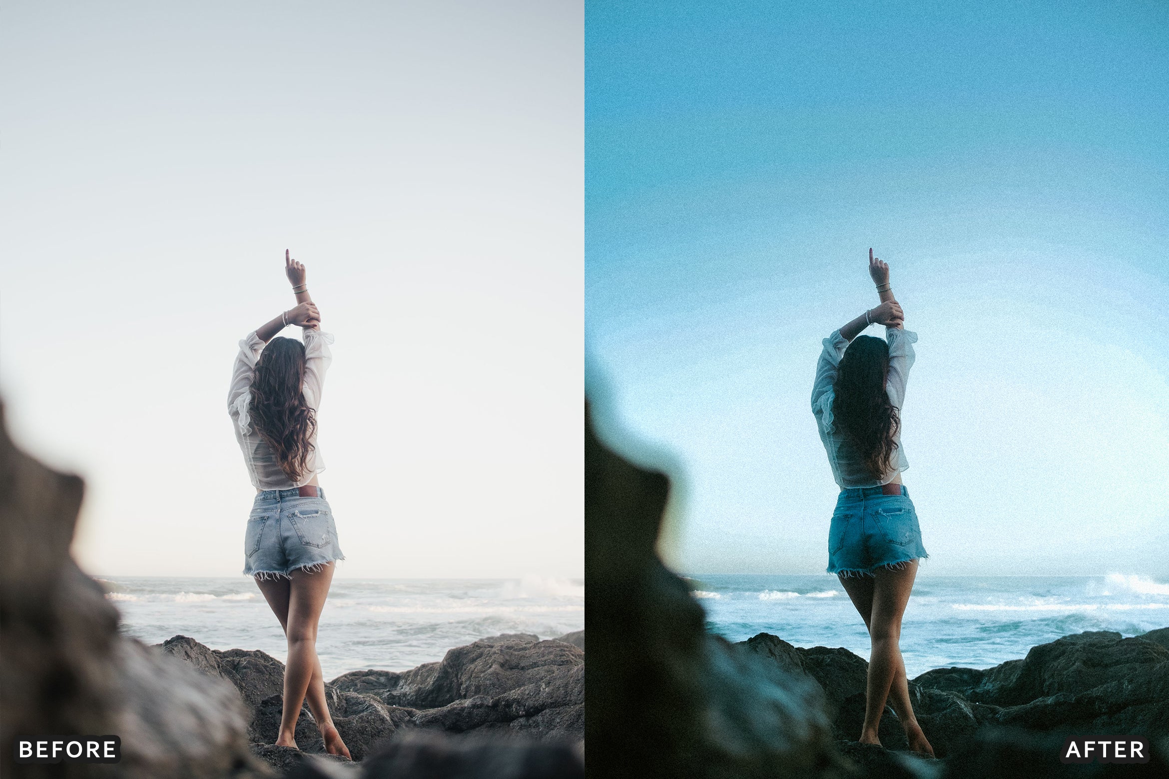 AI-Optimized Coastal Mist Portrait Lightroom Presets