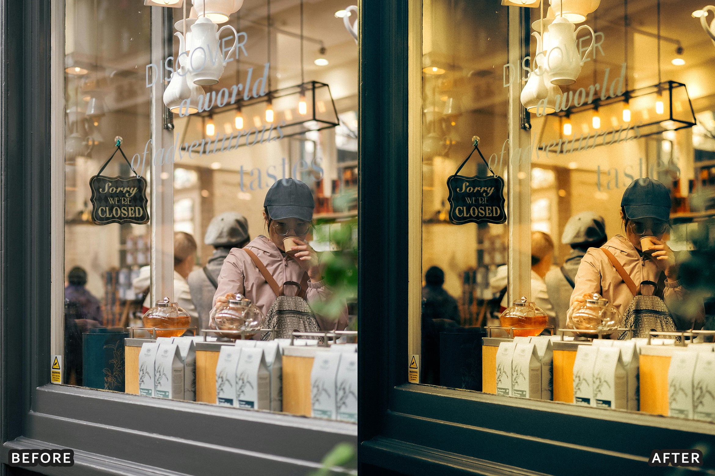 AI-Optimized Aesthetic Coffee Shop Warm Film Lightroom Presets