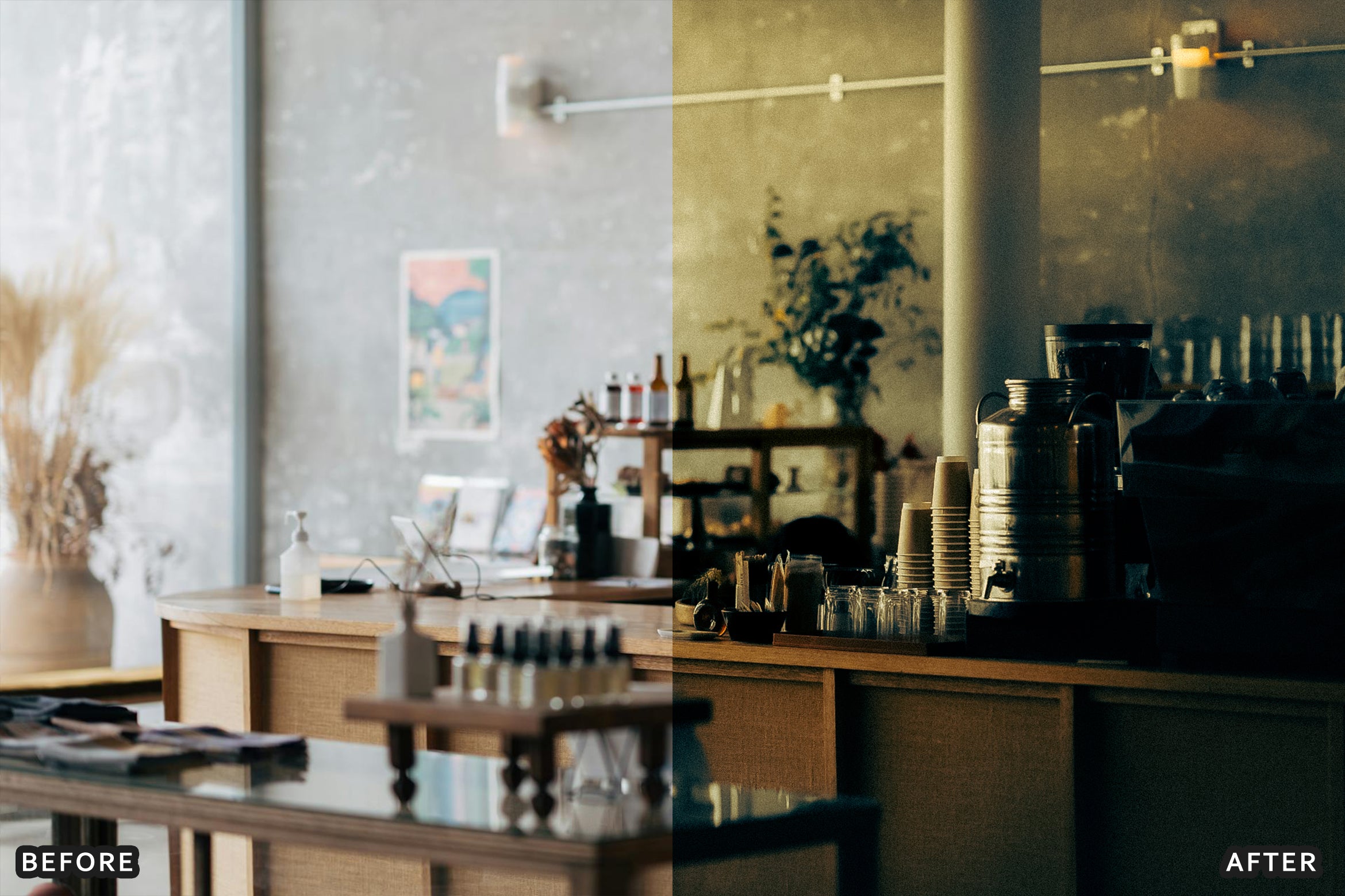 AI-Optimized Aesthetic Coffee Shop Warm Film Lightroom Presets