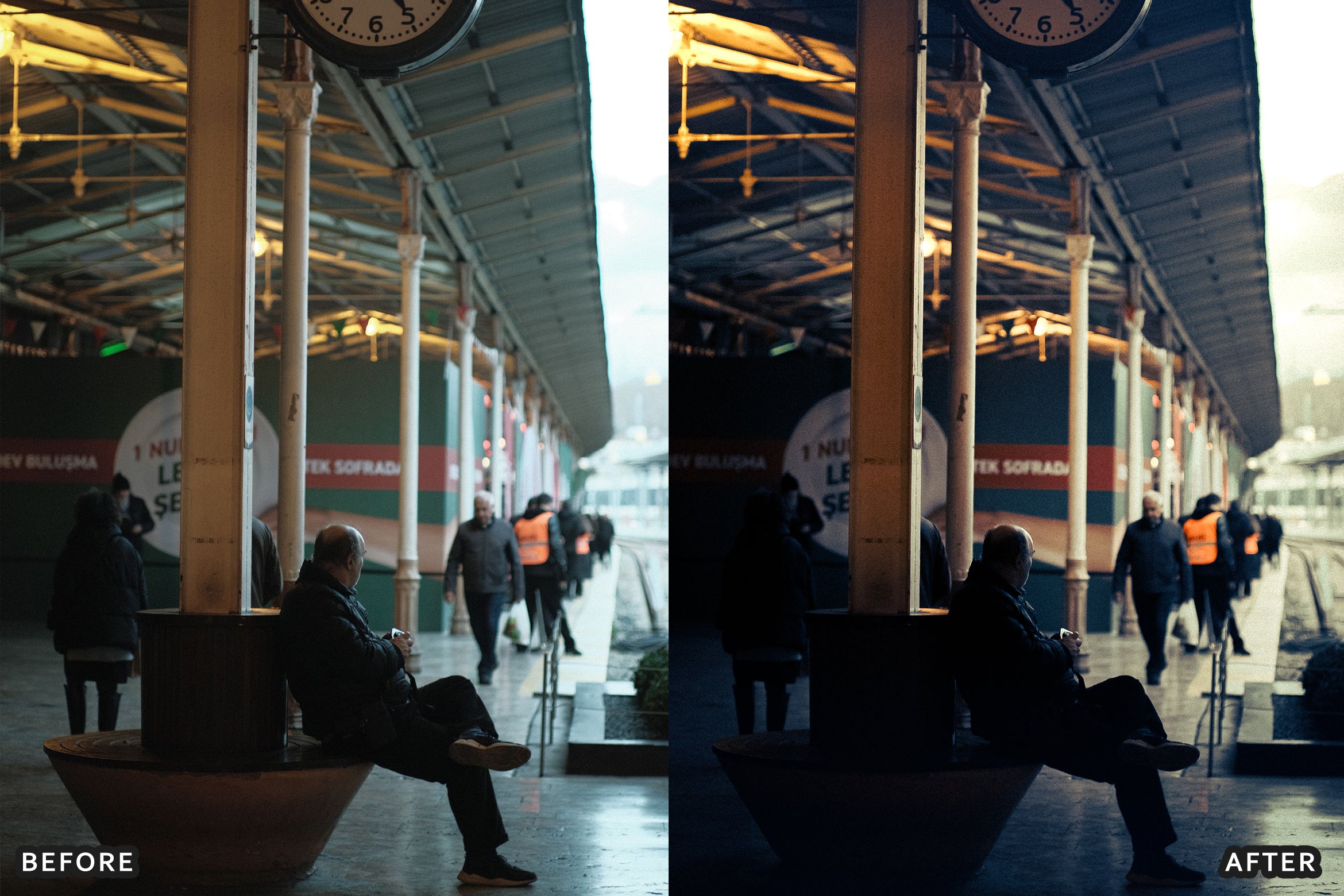AI-Optimized Airport Terminal Film Lightroom Presets