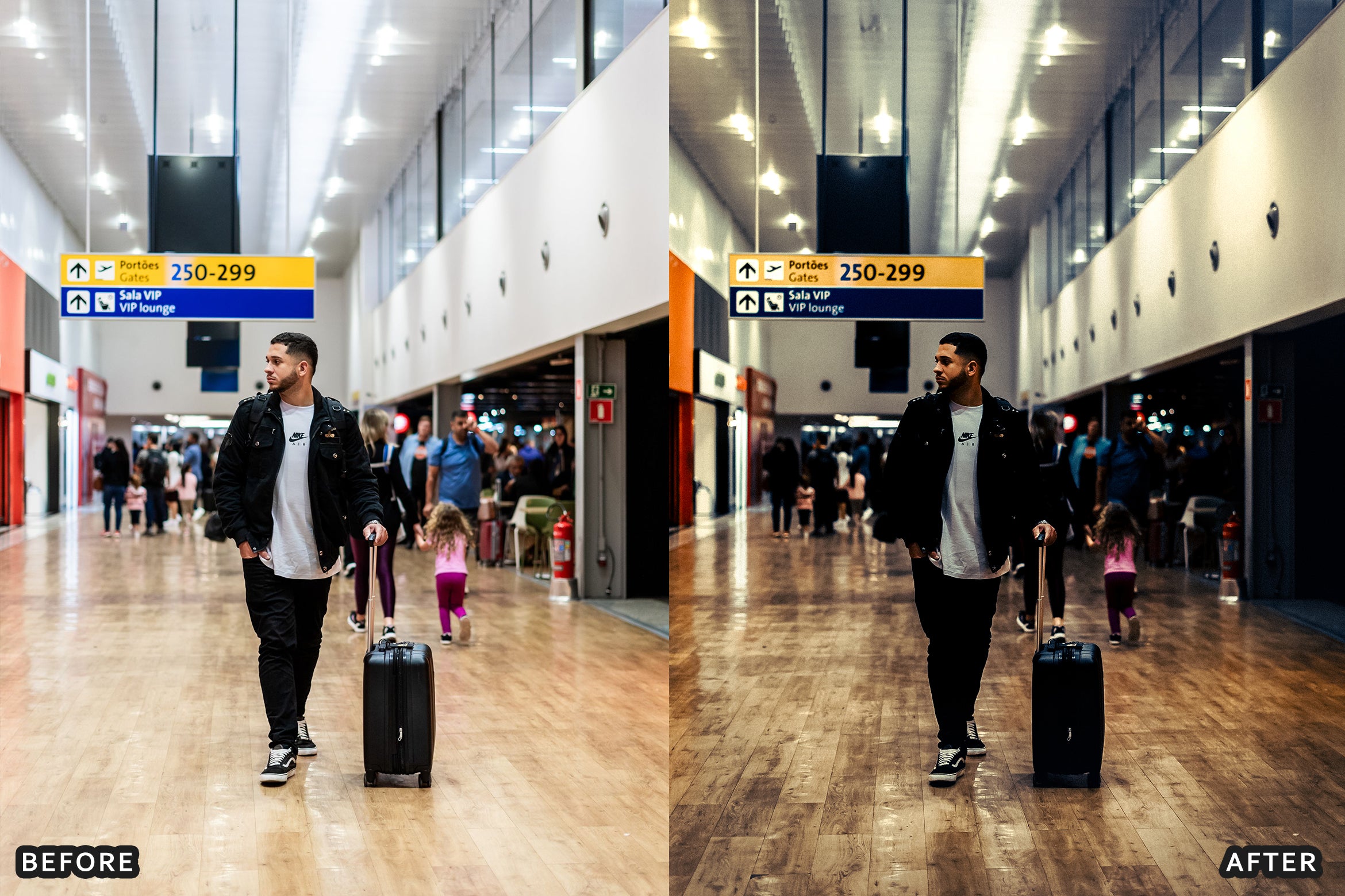 AI-Optimized Airport Terminal Film Lightroom Presets