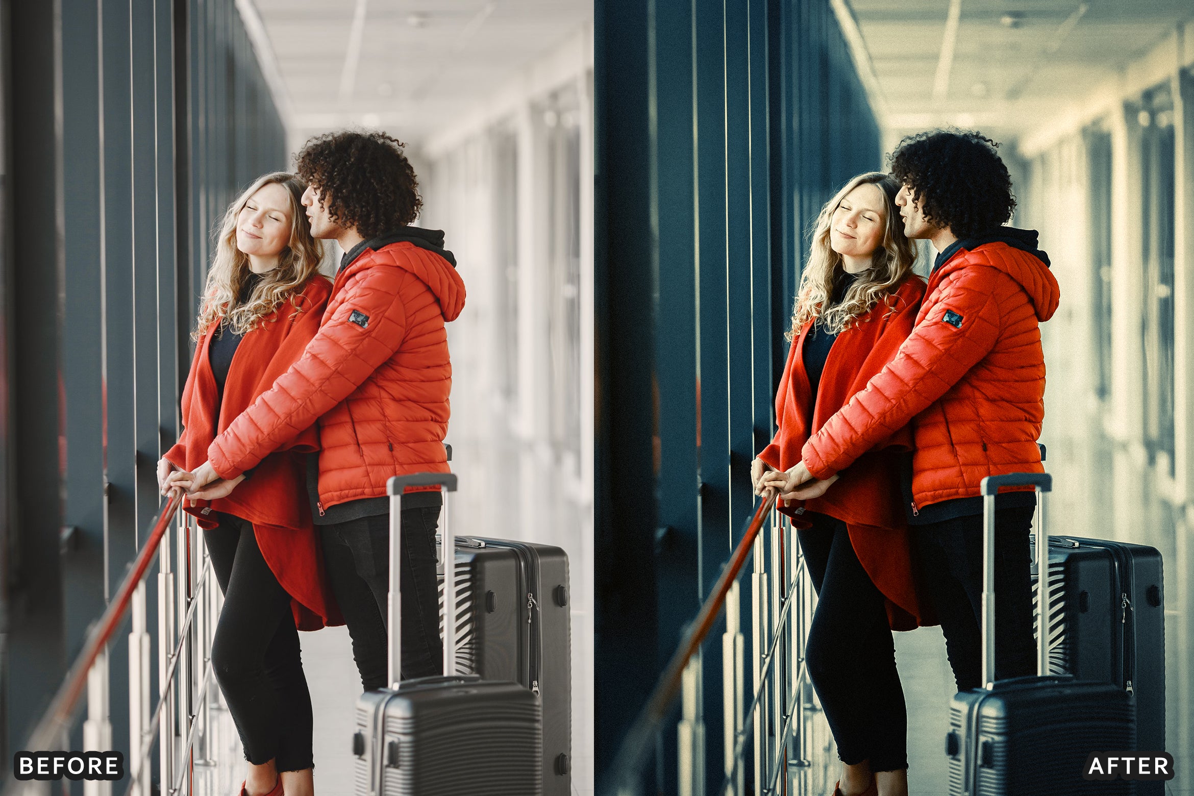 AI-Optimized Airport Terminal Film Lightroom Presets