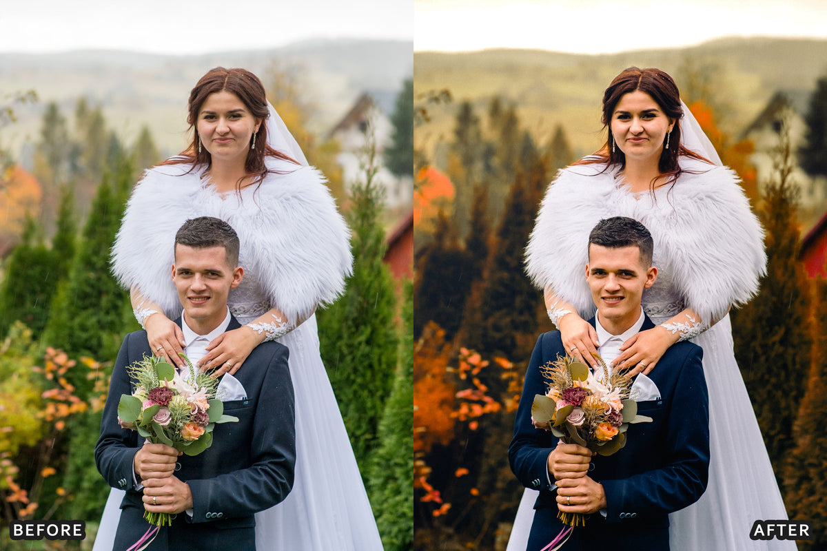 AI-Optimized Autumn Wedding Film Lightroom Presets