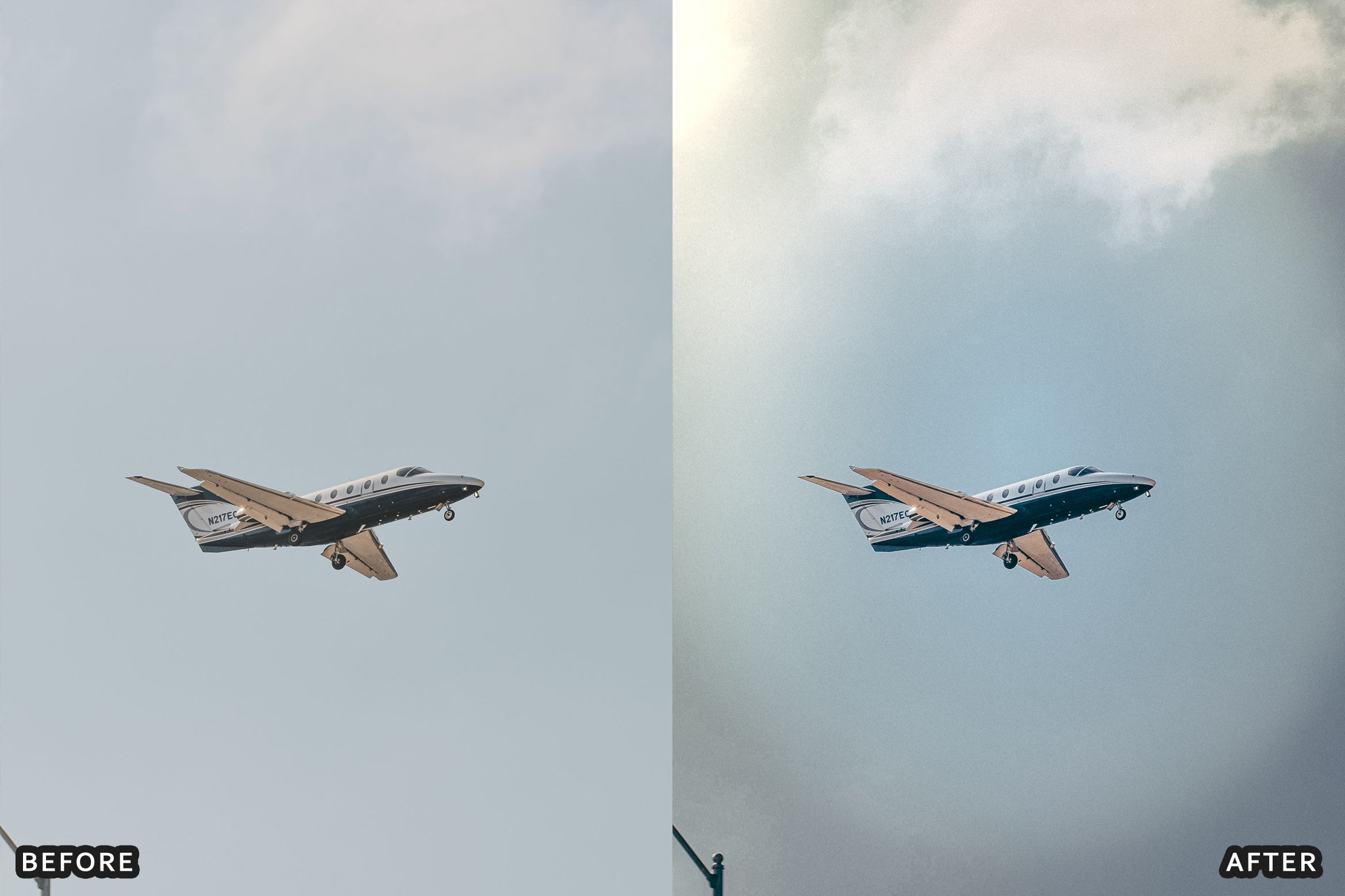 AI-Optimized Aviation Crisp Sky Lightroom Presets