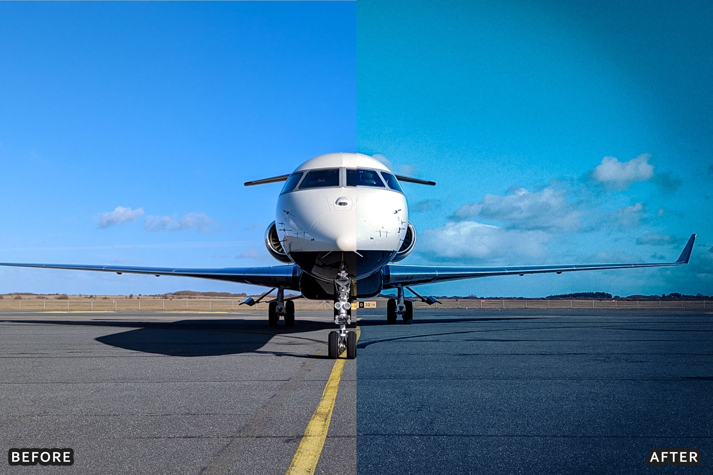 AI-Optimized Aviation Crisp Sky Lightroom Presets