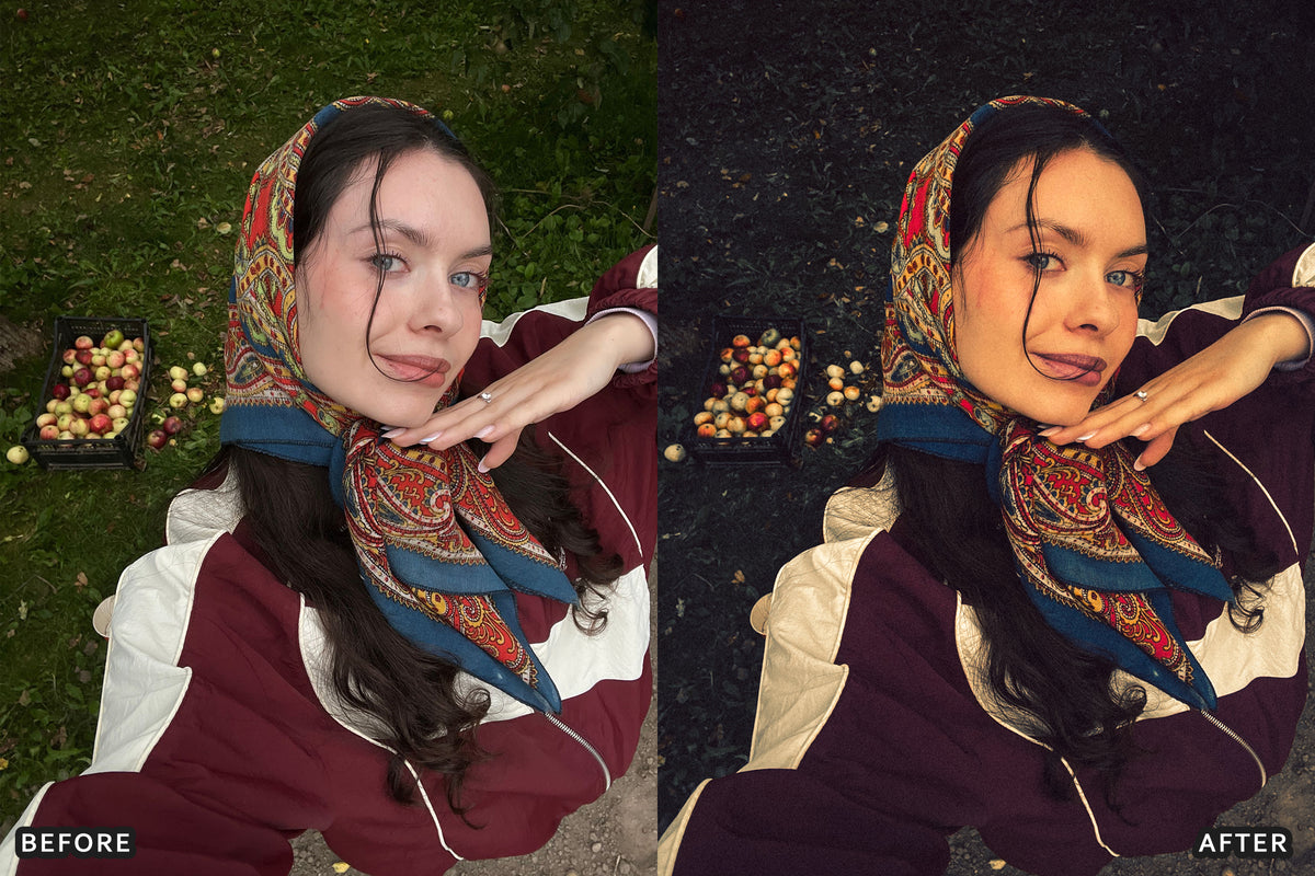 AI-Optimized Burgundy Editorial Lightroom Presets