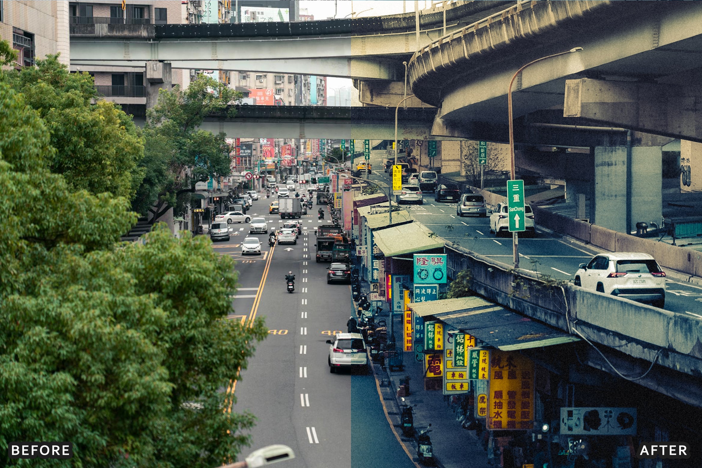 AI-Optimized Cinematic City Glow Lightroom Presets