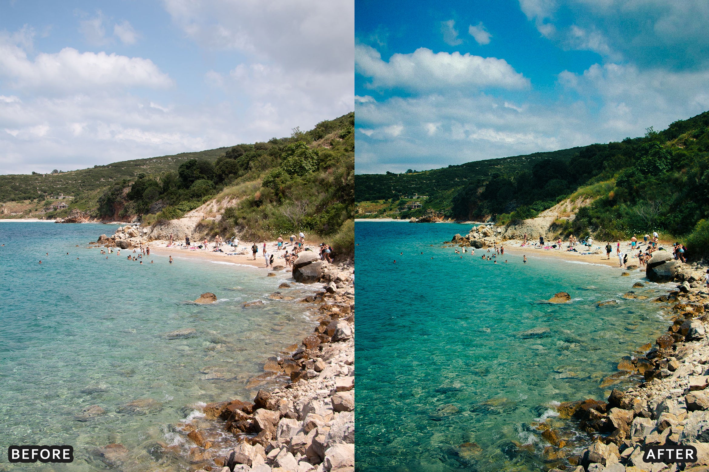 AI-Optimized European Beach Film Lightroom Presets