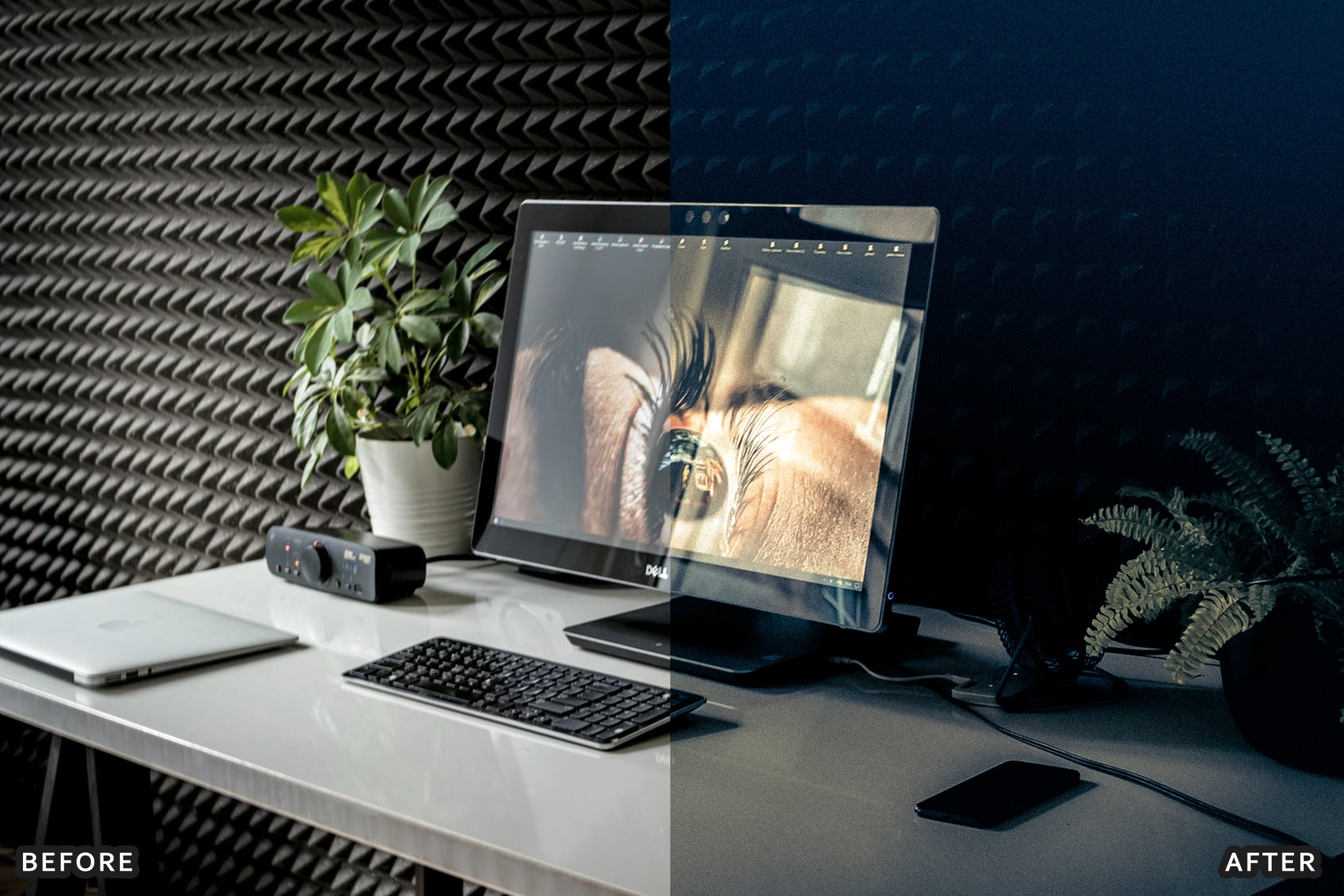 AI-Optimized Home Studio Clean Lightroom Presets