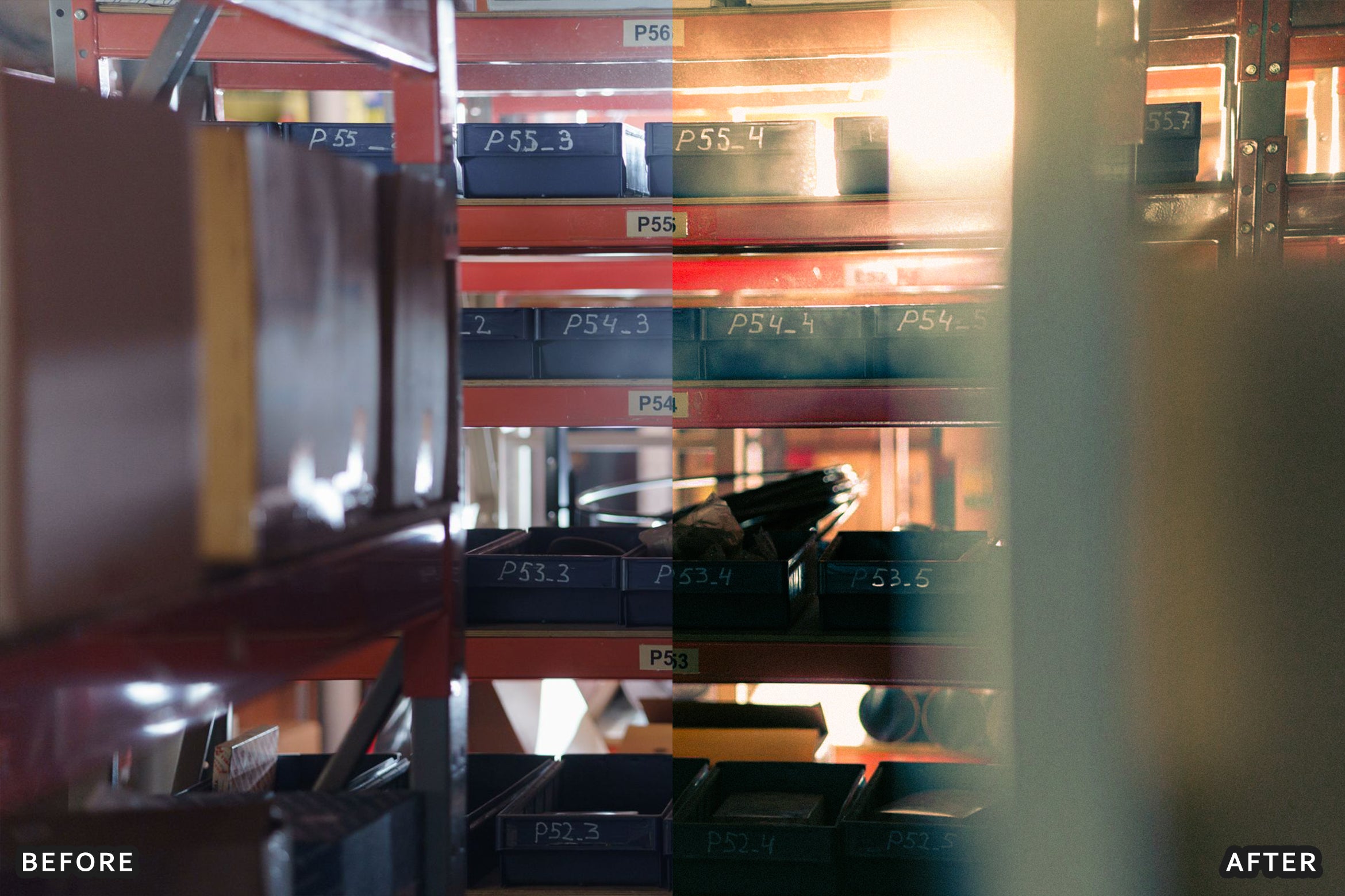 AI-Optimized Industrial Warehouse Grit Lightroom Presets